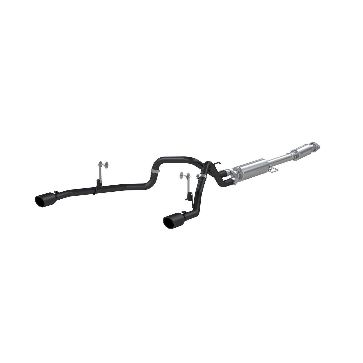 MBRP Exhaust S5215BLK Armor BLK Cat Back Exhaust System MBRP Exhaust S5215BLK