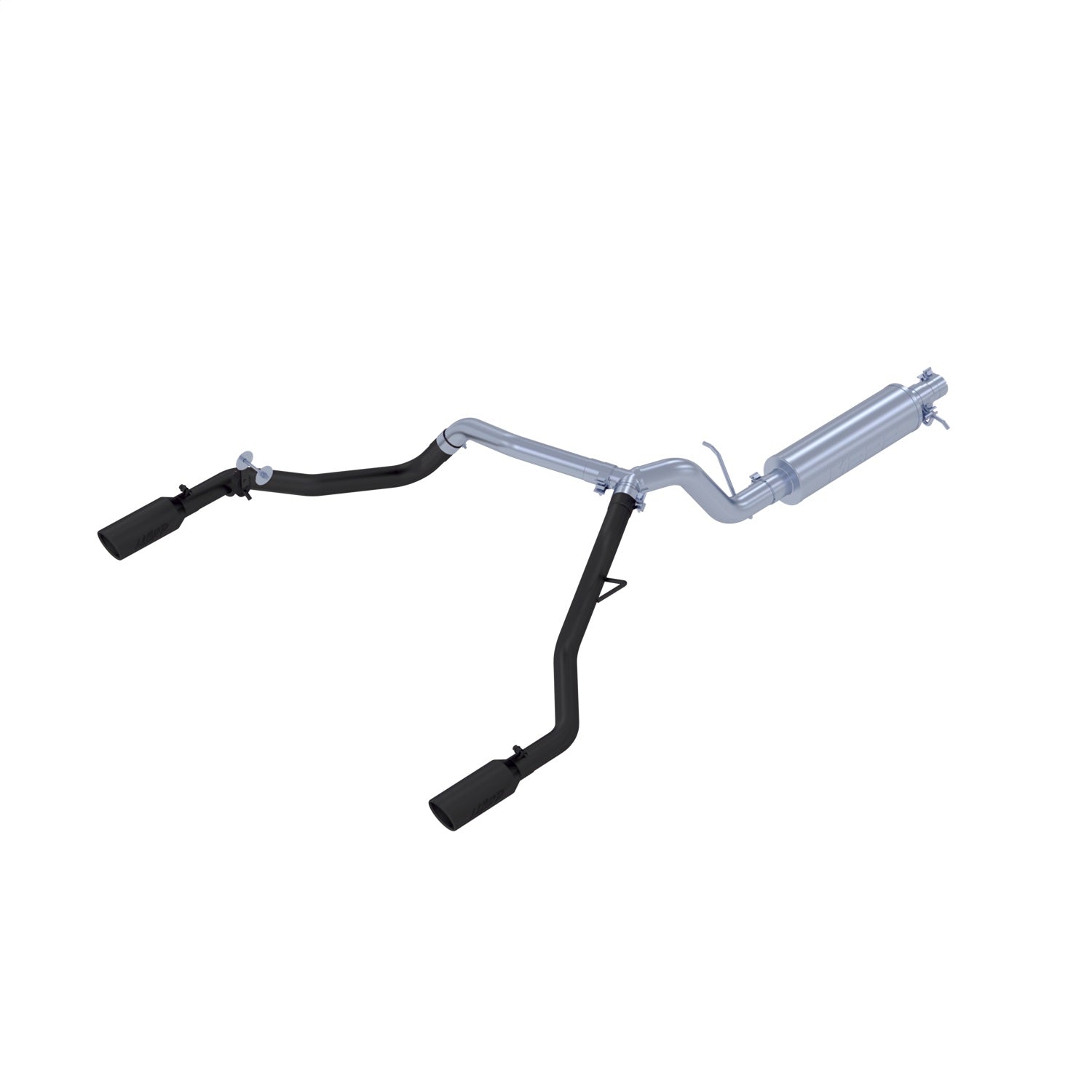 MBRP Exhaust S5223BLK Armor BLK Cat Back Exhaust System MBRP Exhaust S5223BLK