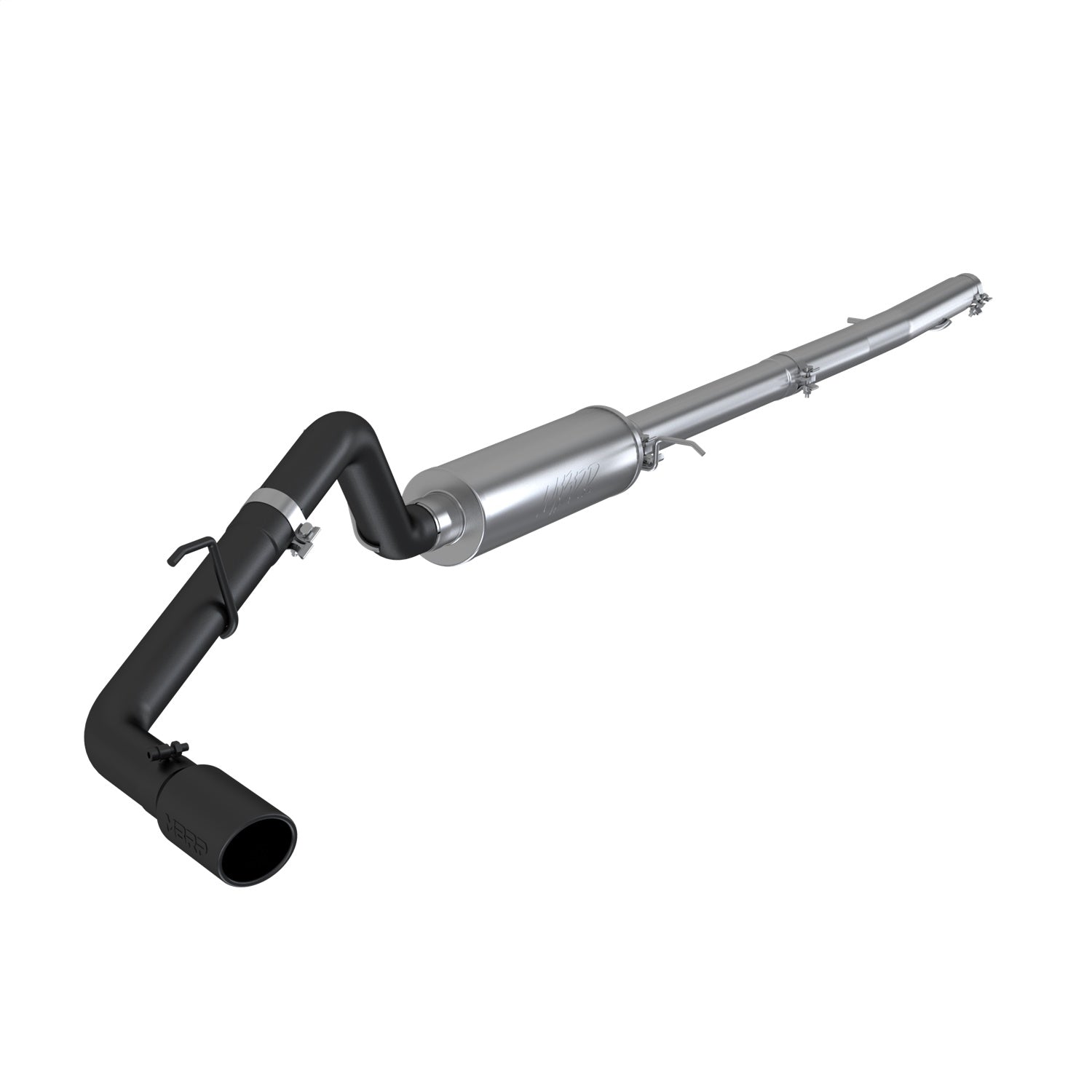 MBRP Exhaust S5227BLK Armor BLK Cat Back Exhaust System MBRP Exhaust S5227BLK