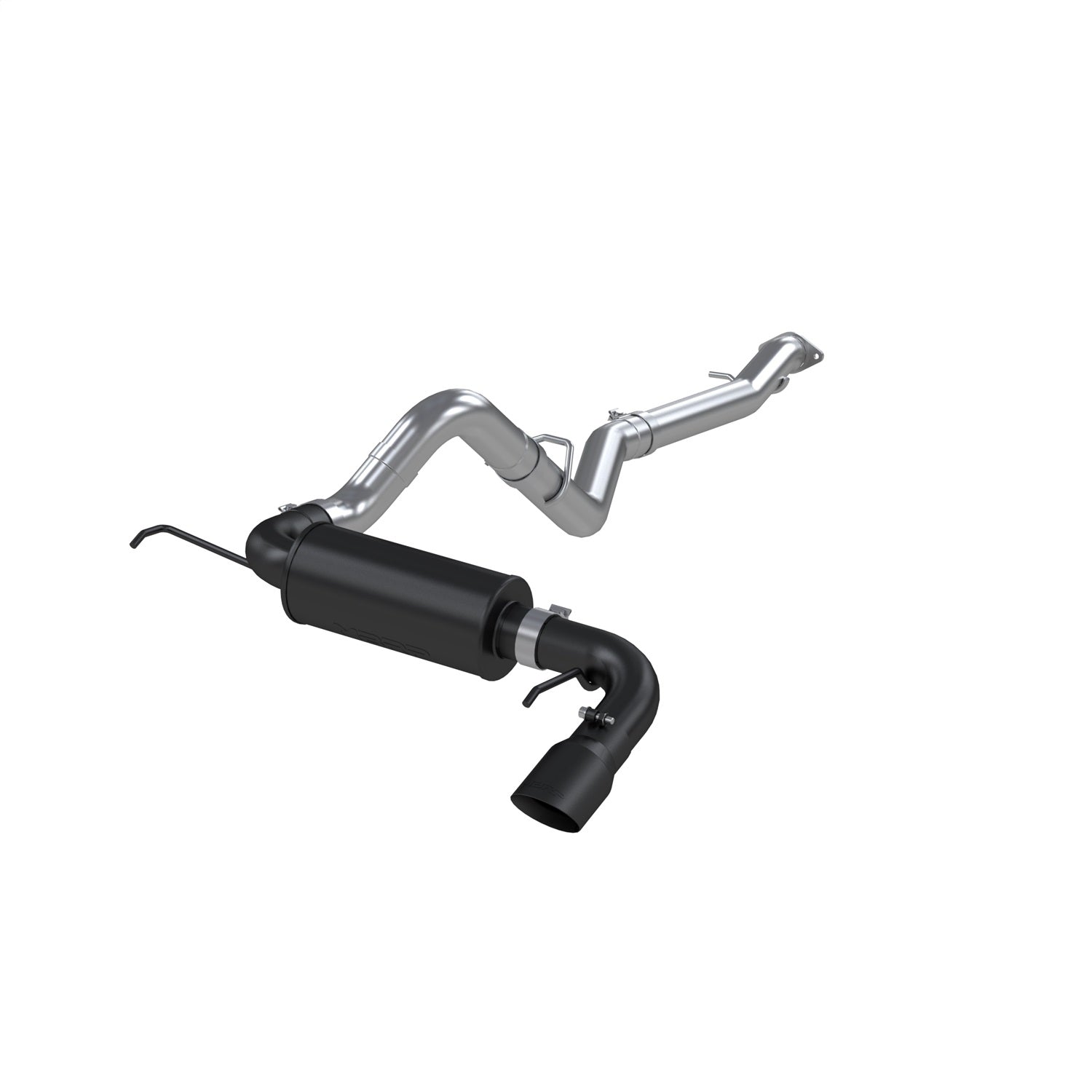 MBRP Exhaust S5235BLK Armor BLK Cat Back Performance Exhaust System MBRP Exhaust S5235BLK
