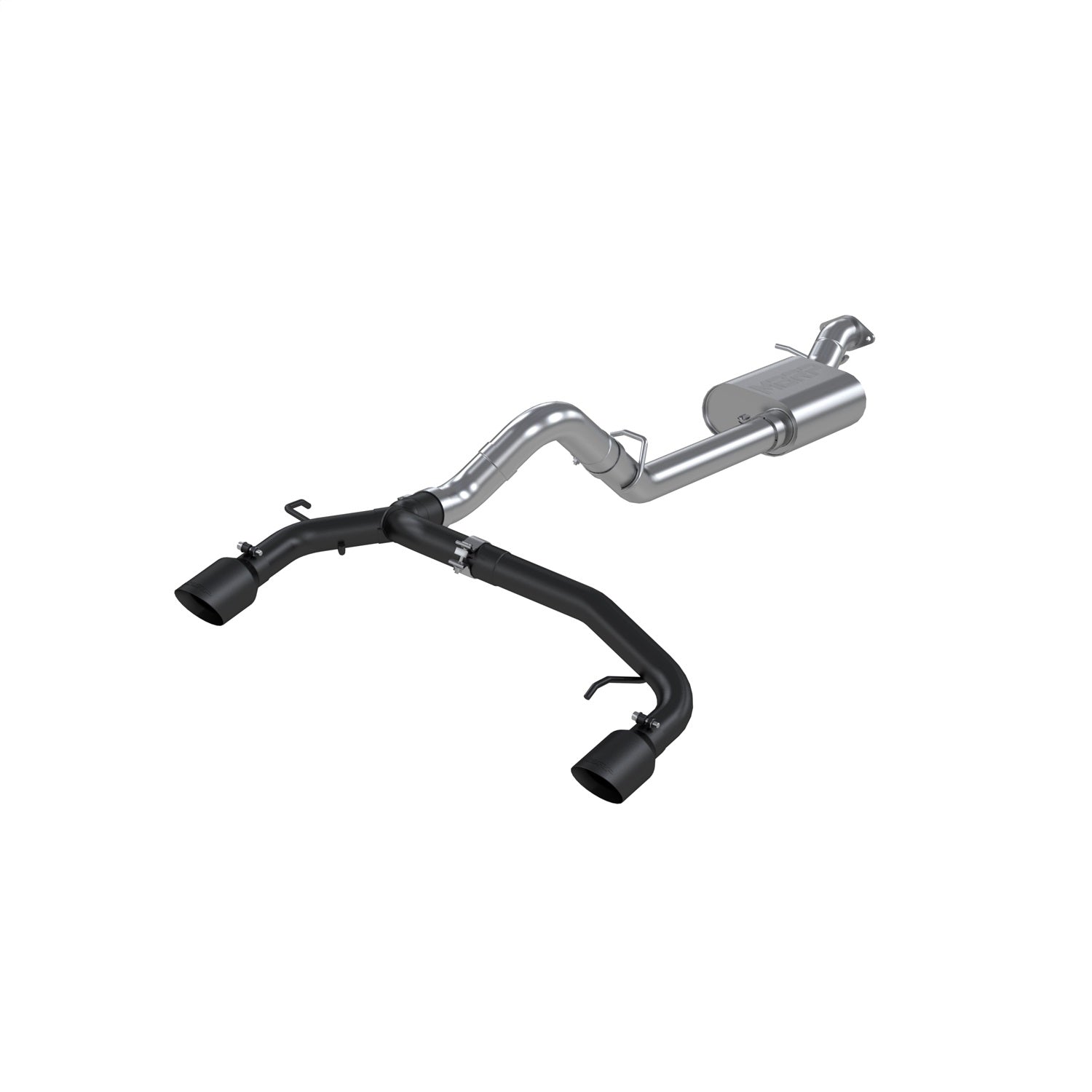 MBRP Exhaust S5241BLK Armor BLK Cat Back Exhaust System MBRP Exhaust S5241BLK