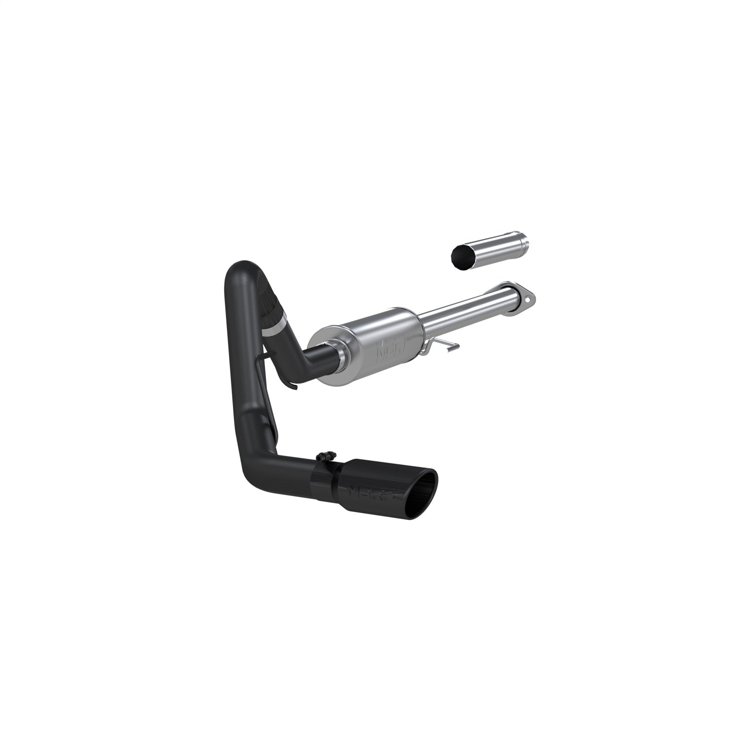 MBRP Exhaust S5253BLK Armor BLK Cat Back Exhaust System MBRP Exhaust S5253BLK