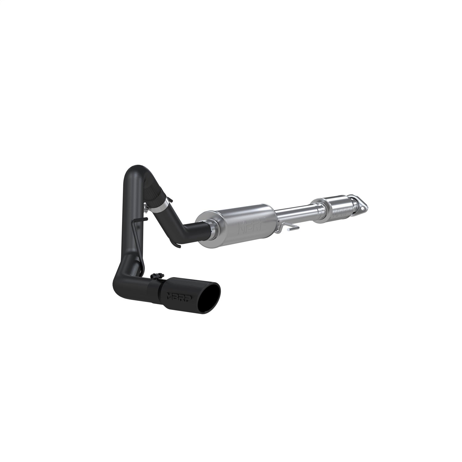 MBRP Exhaust S5256BLK Armor BLK Cat Back Exhaust System MBRP Exhaust S5256BLK