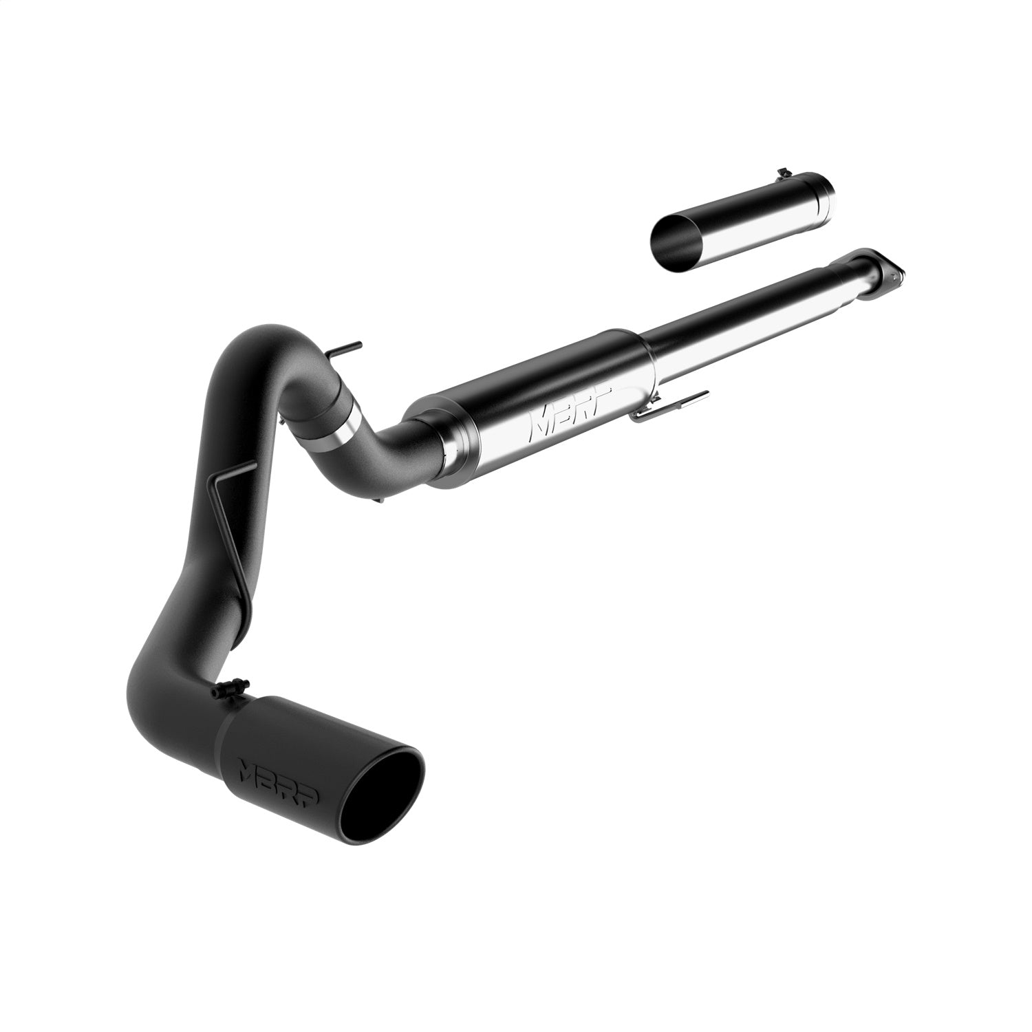 MBRP Exhaust S5259BLK Armor BLK Cat Back Exhaust System MBRP Exhaust S5259BLK