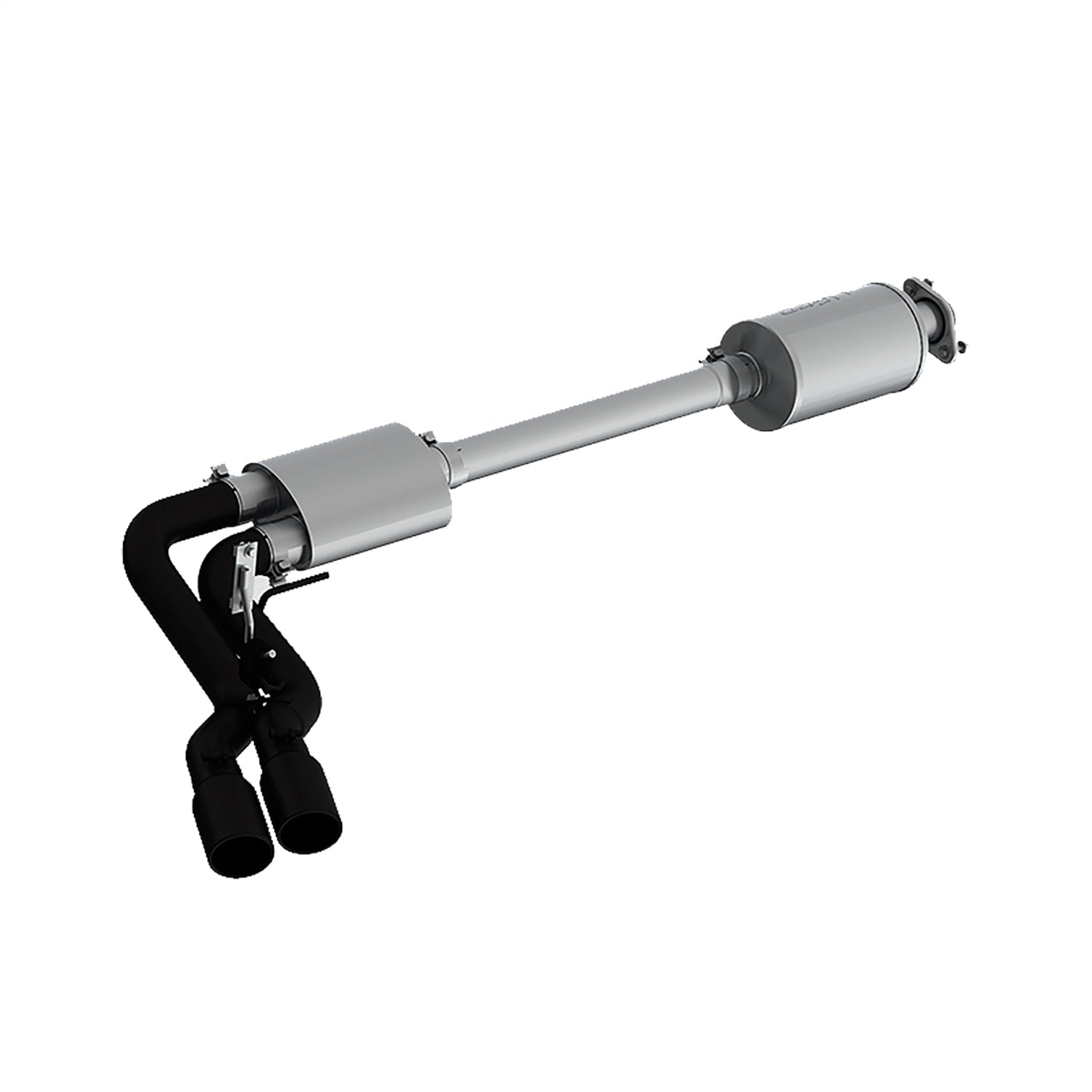 MBRP Exhaust S5262BLK Armor BLK Cat Back Exhaust System MBRP Exhaust S5262BLK