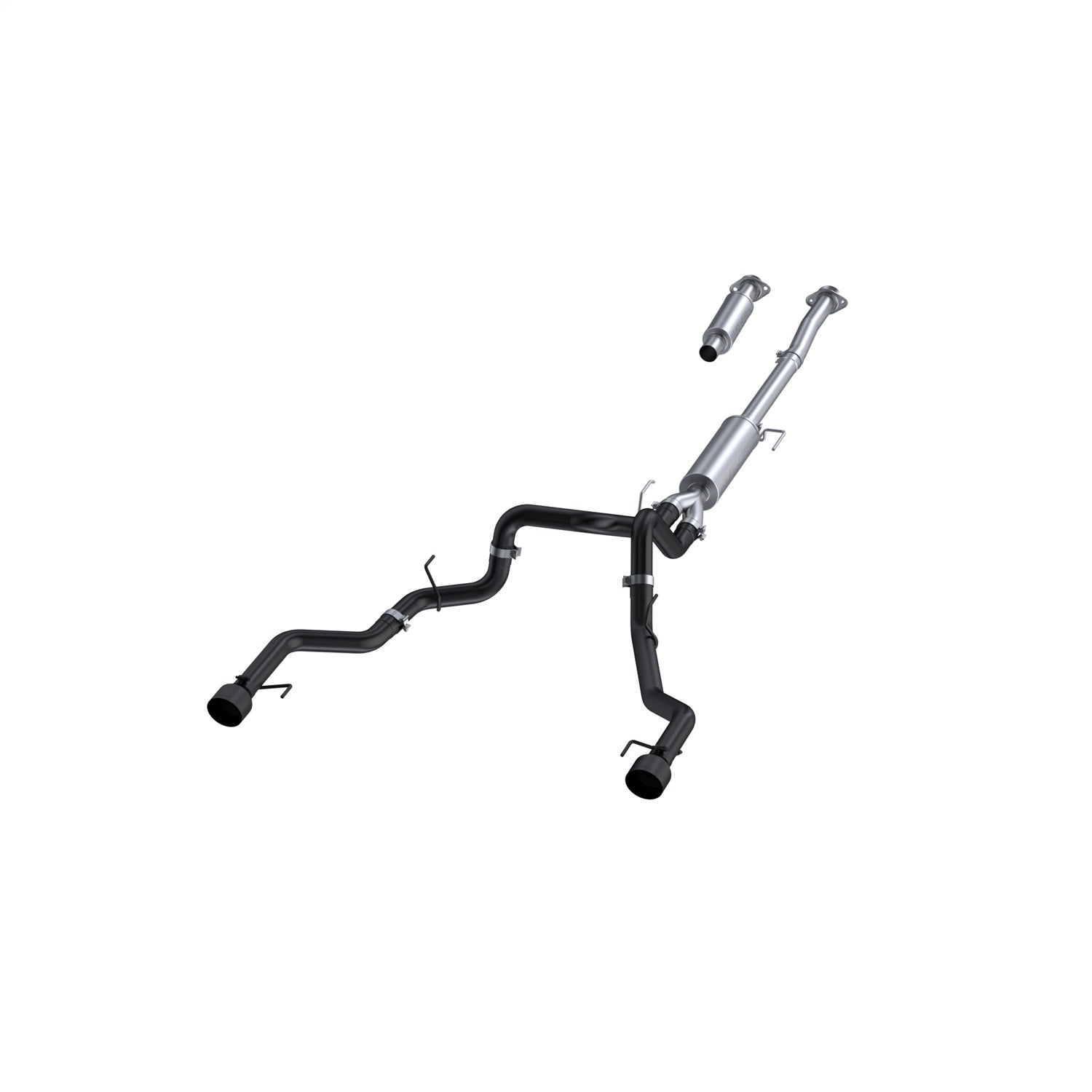 MBRP Exhaust S5268BLK Armor BLK Cat Back Exhaust System MBRP Exhaust S5268BLK
