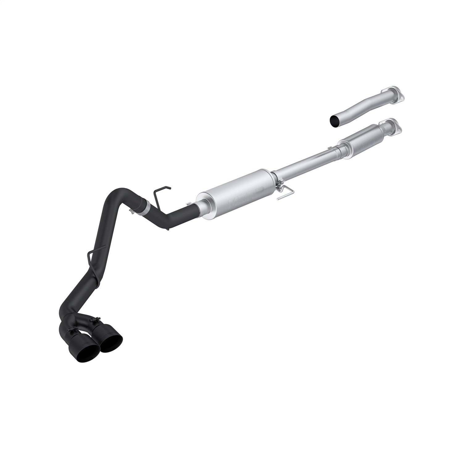MBRP Exhaust S5277BLK Armor BLK Cat Back Exhaust System MBRP Exhaust S5277BLK