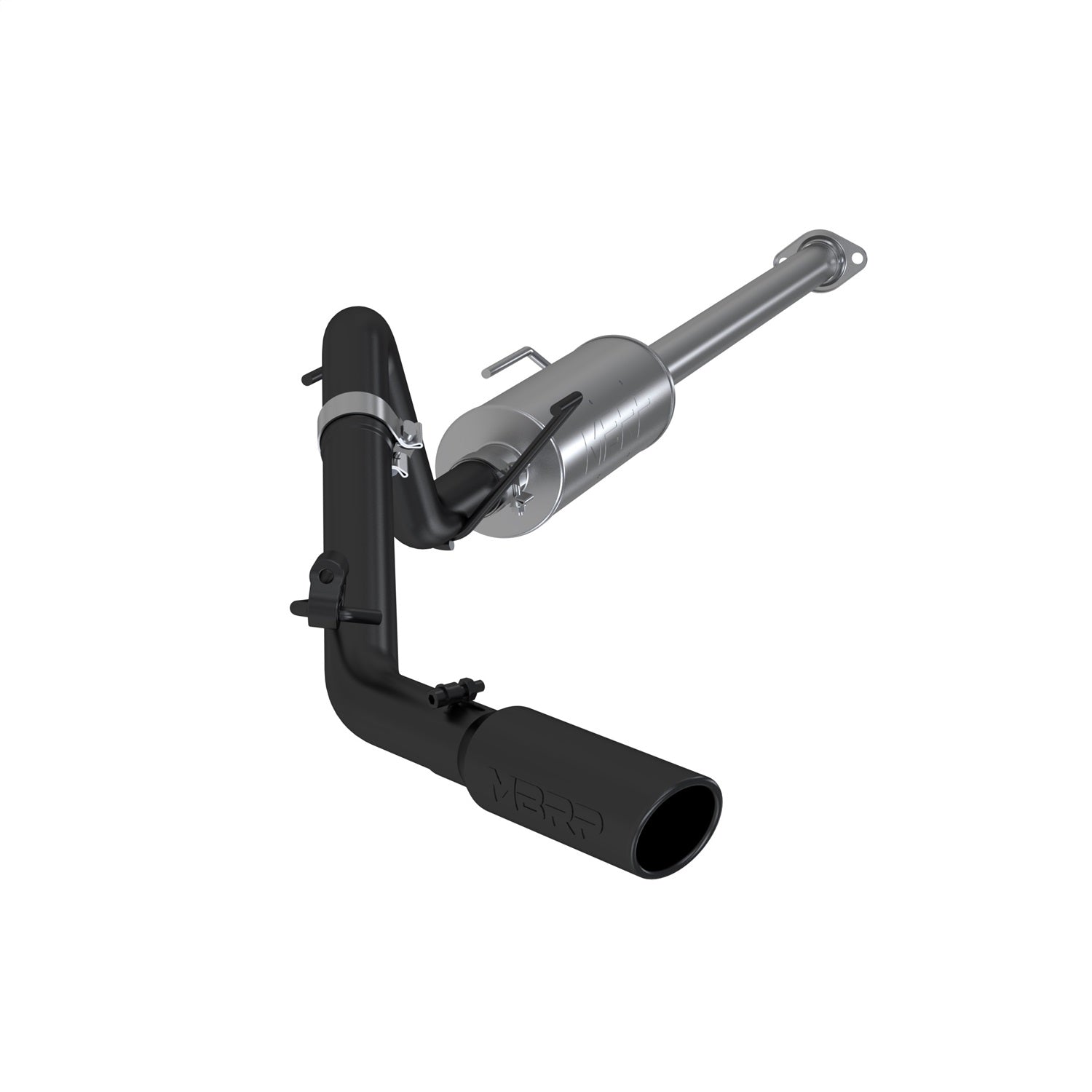 MBRP Exhaust S5326BLK Armor BLK Cat Back Exhaust System MBRP Exhaust S5326BLK