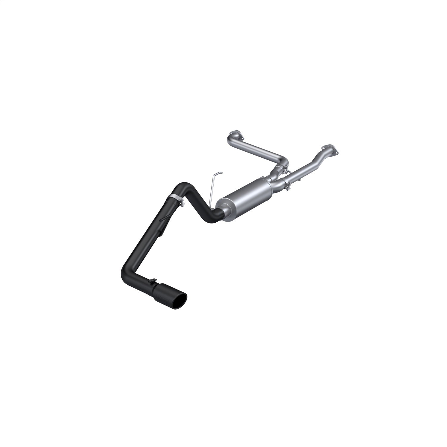 MBRP Exhaust S5407BLK Armor BLK Cat Back Performance Exhaust System MBRP Exhaust S5407BLK