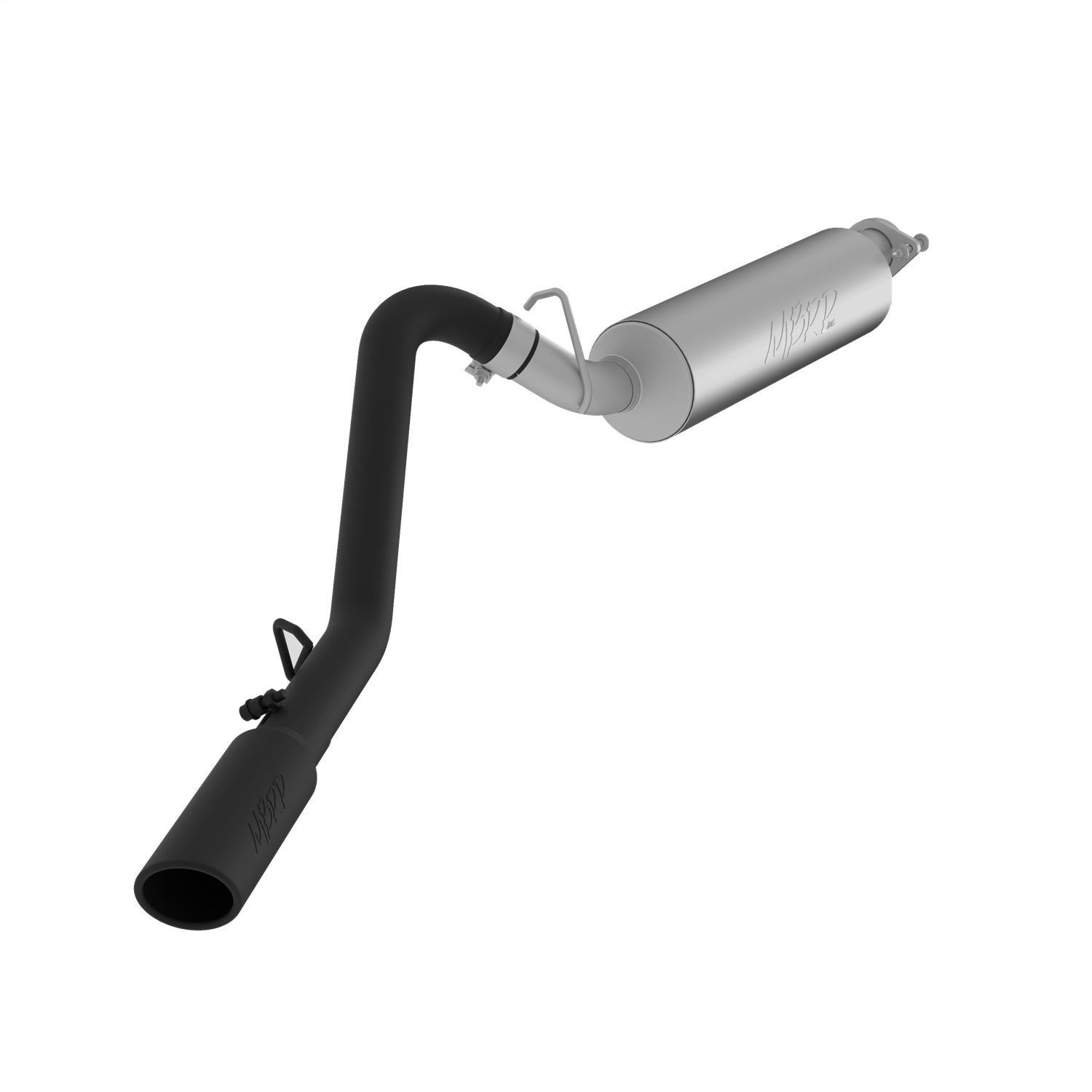 MBRP Exhaust S5500BLK Armor BLK Cat Back Exhaust System MBRP Exhaust S5500BLK
