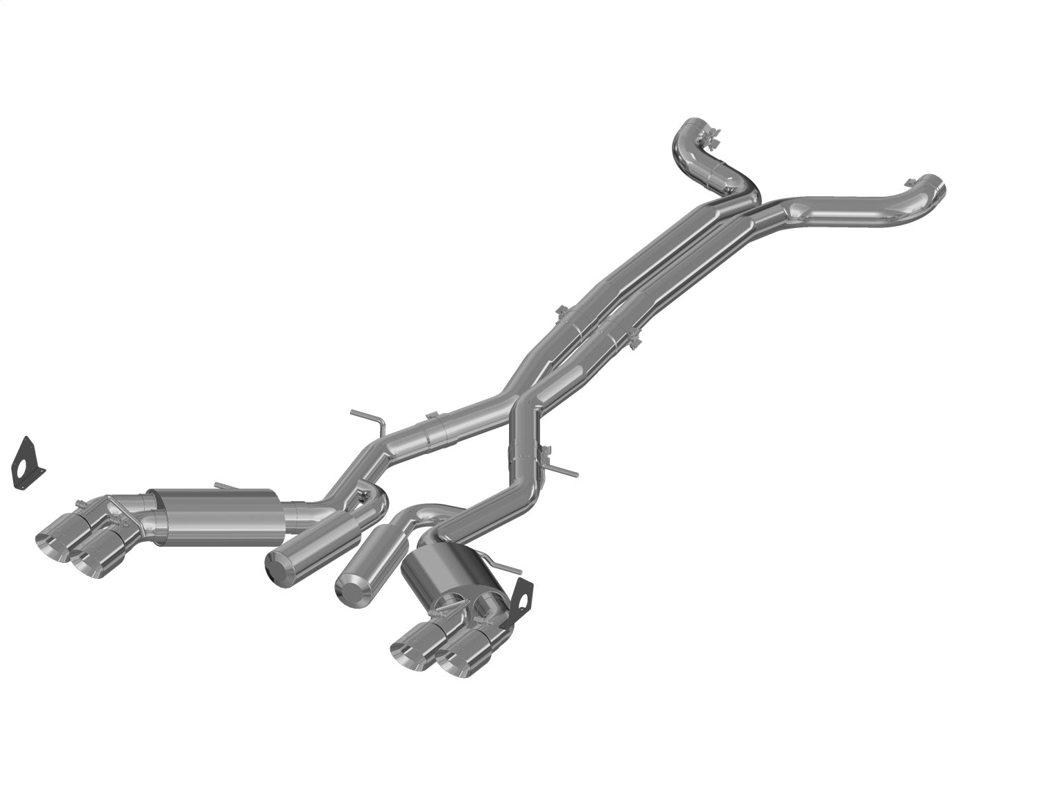 MBRP Exhaust S7032409 Armor Plus Cat Back Exhaust System MBRP Exhaust S7032409
