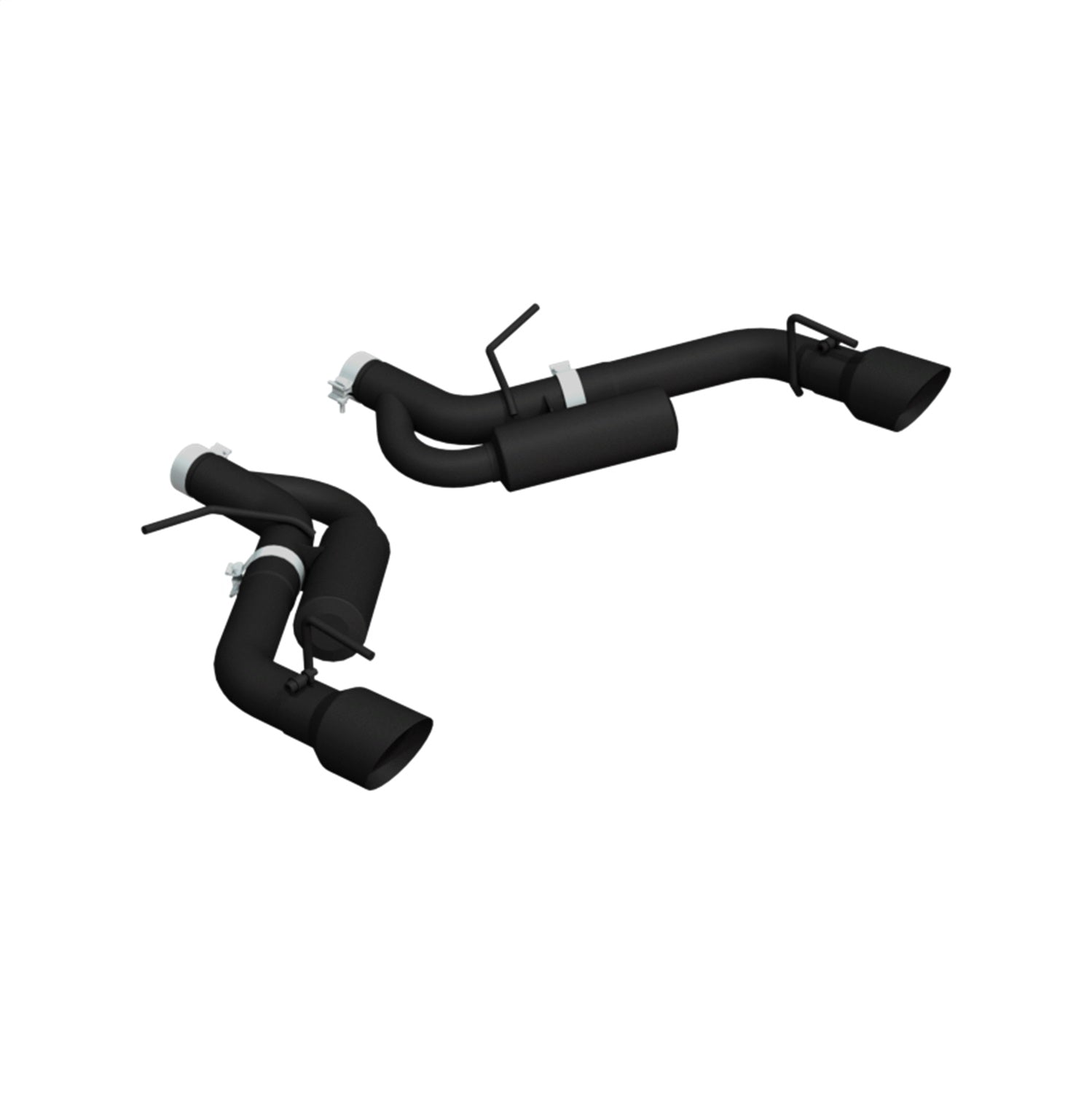 MBRP Exhaust S7034BLK Armor BLK Axle Back Exhaust System MBRP Exhaust S7034BLK