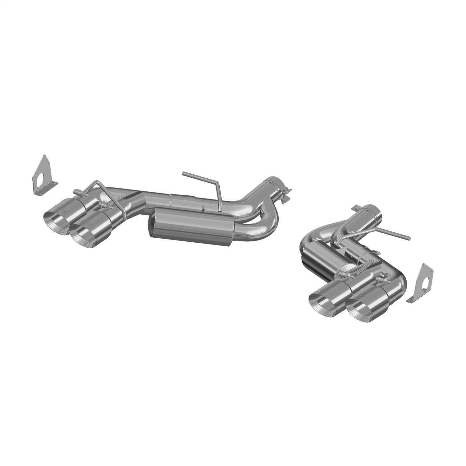MBRP Exhaust S7036409 Armor Plus Axle Back Exhaust System MBRP Exhaust S7036409