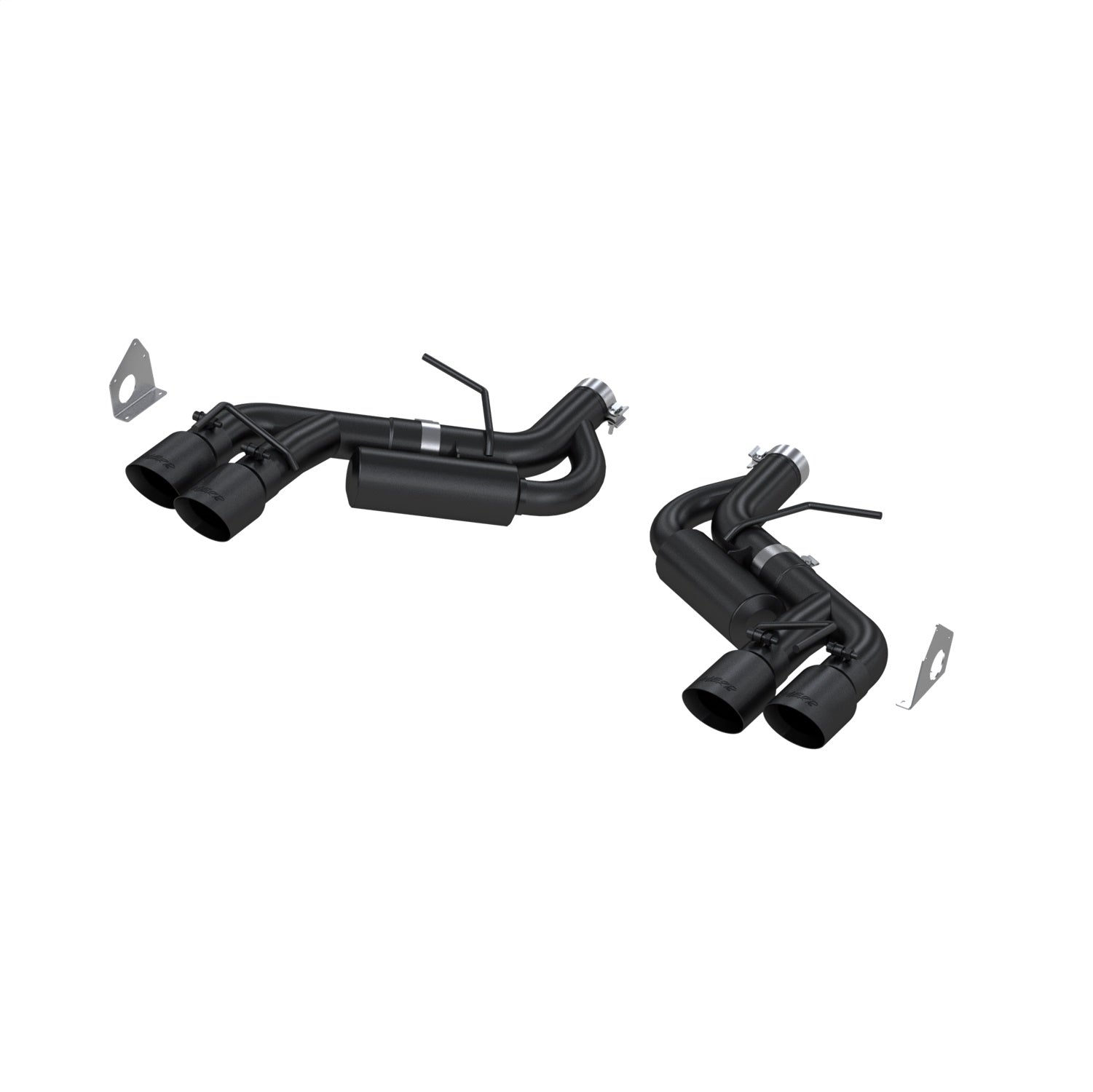 MBRP Exhaust S7036BLK Armor BLK Axle Back Exhaust System MBRP Exhaust S7036BLK
