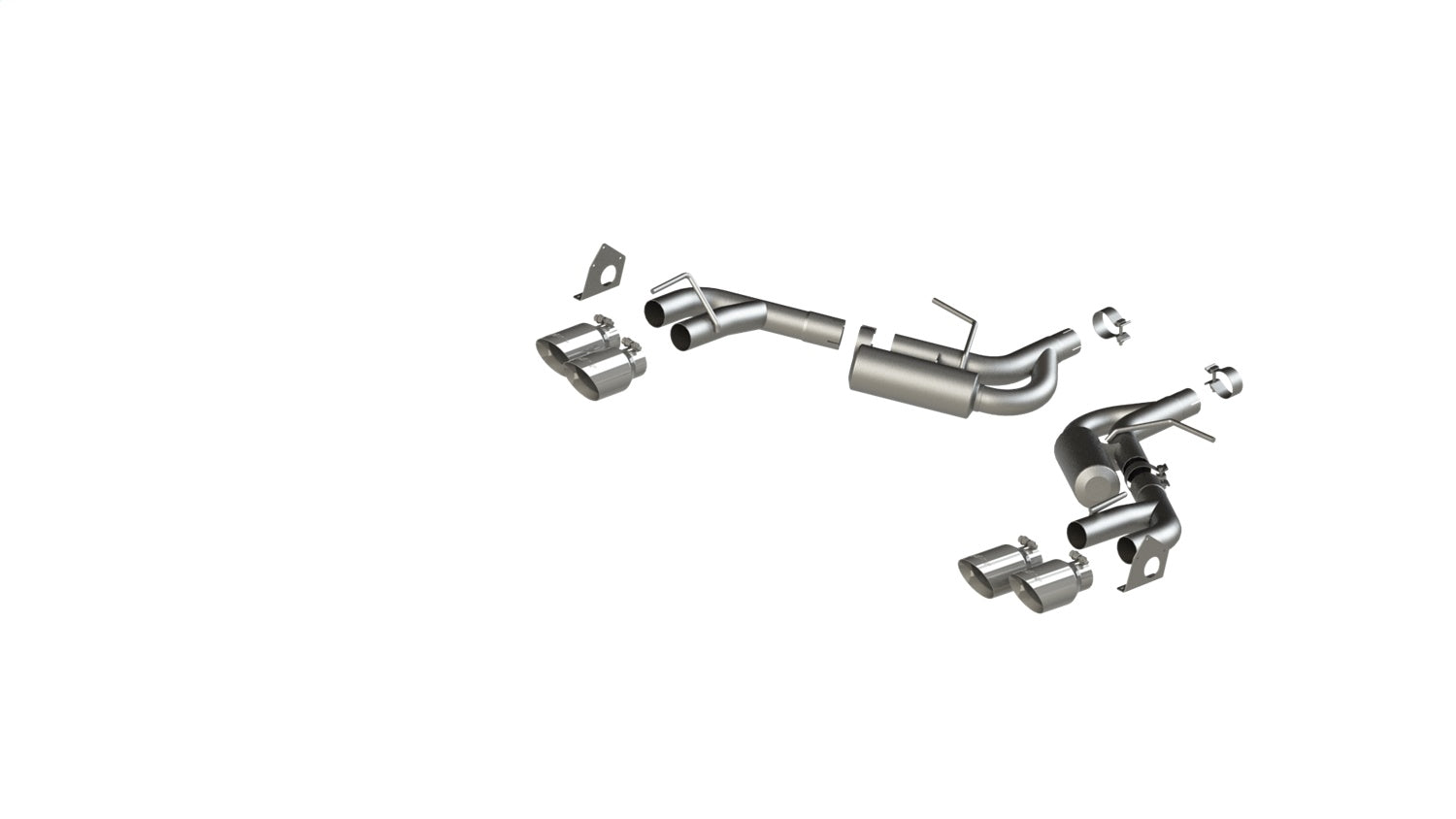 MBRP Exhaust S7039AL Armor Lite Axle Back Exhaust System MBRP Exhaust S7039AL