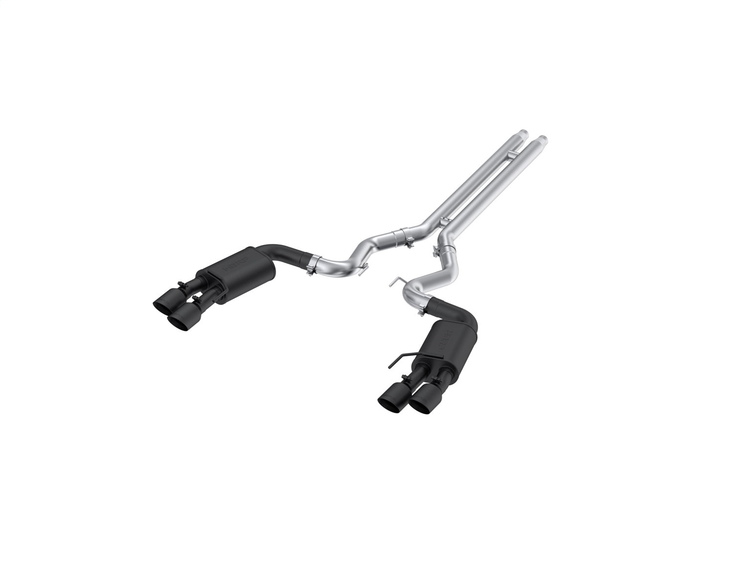 MBRP Exhaust S7205BLK Armor BLK Cat Back Exhaust System MBRP Exhaust S7205BLK