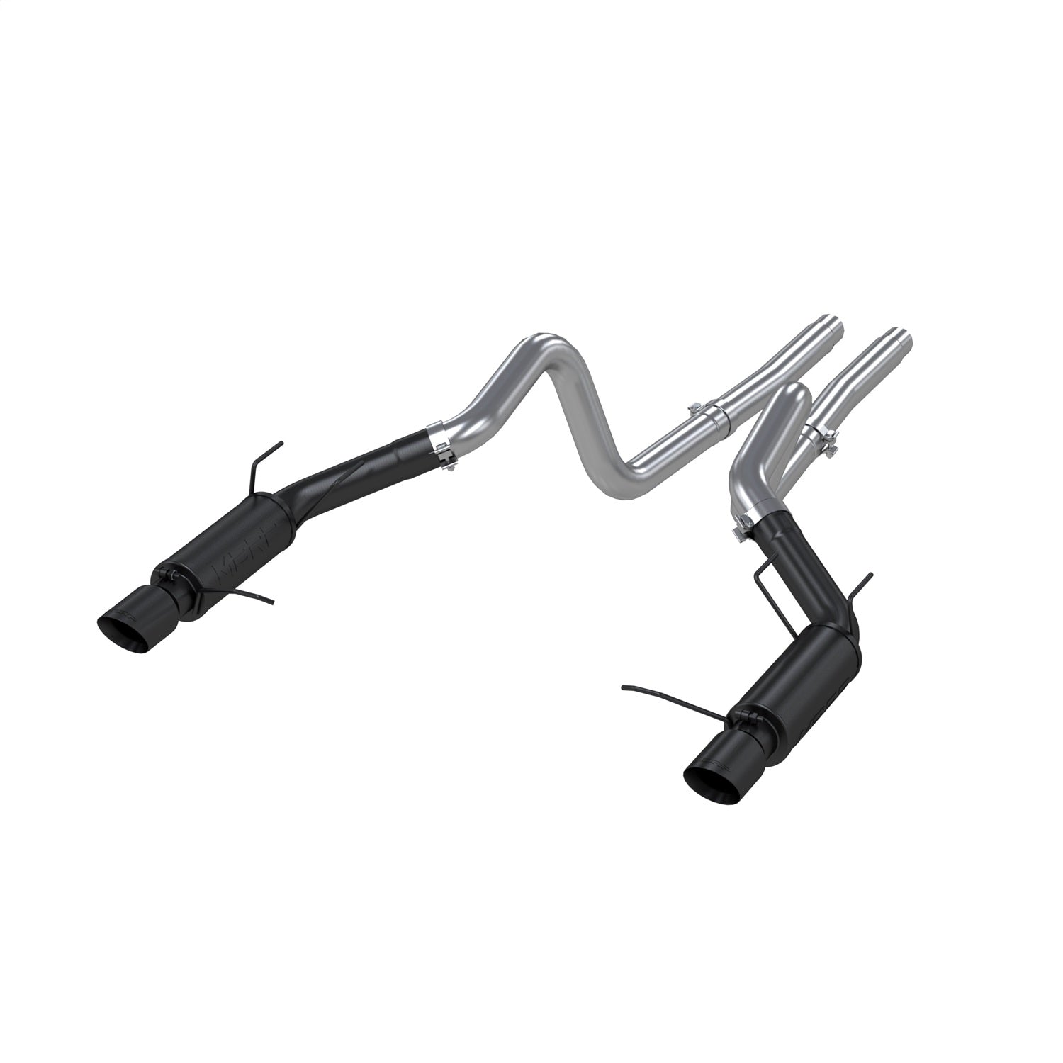 MBRP Exhaust S7264BLK Armor BLK Cat Back Exhaust System MBRP Exhaust S7264BLK