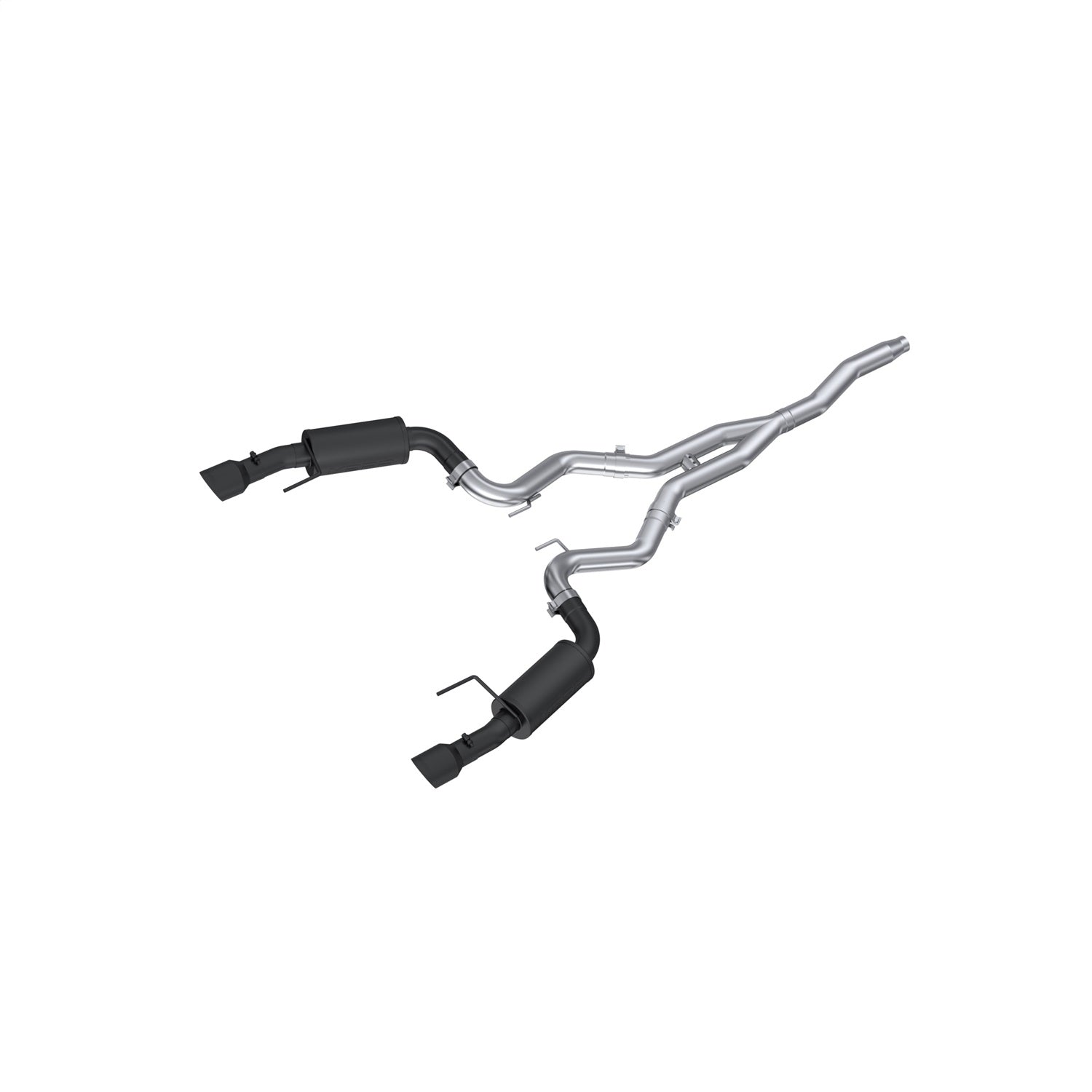 MBRP Exhaust S7274BLK Armor BLK Cat Back Exhaust System MBRP Exhaust S7274BLK