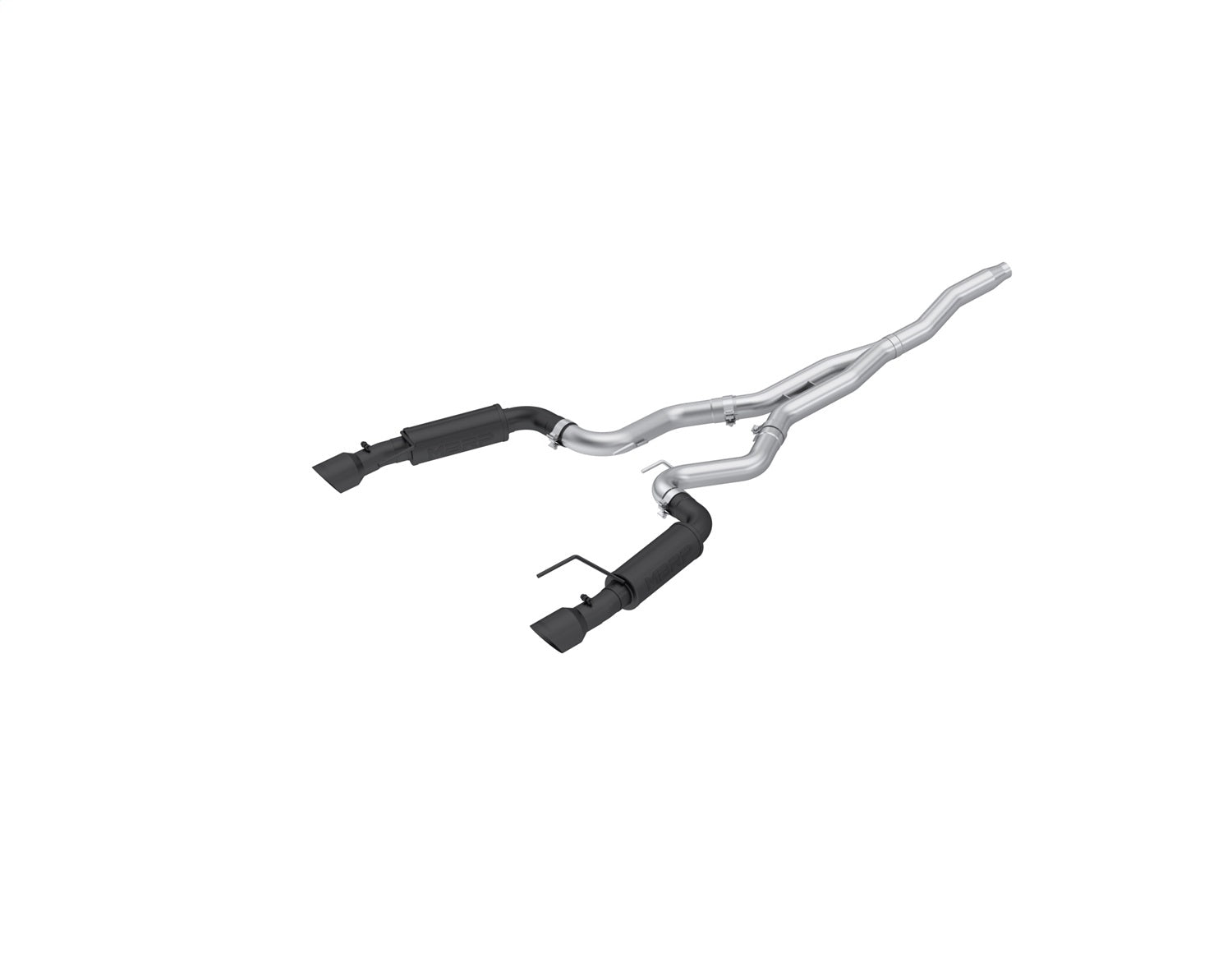 MBRP Exhaust S7275BLK Armor BLK Cat Back Exhaust System MBRP Exhaust S7275BLK