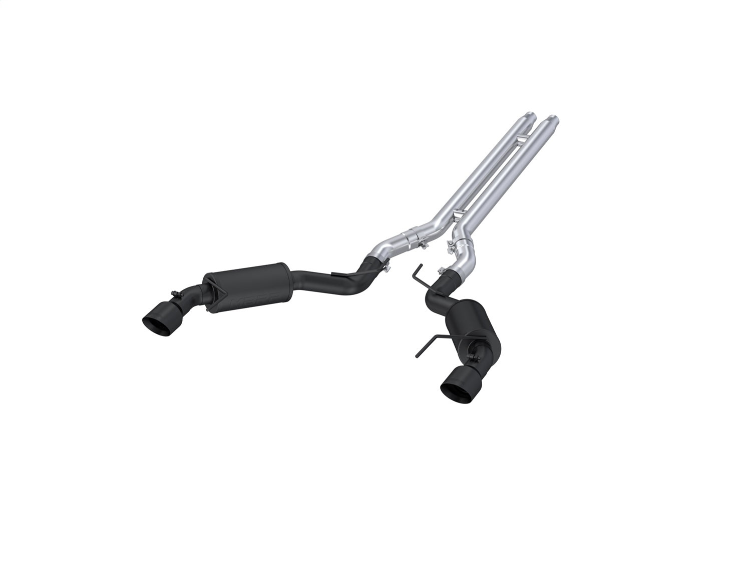 MBRP Exhaust S7277BLK Armor BLK Cat Back Exhaust System MBRP Exhaust S7277BLK