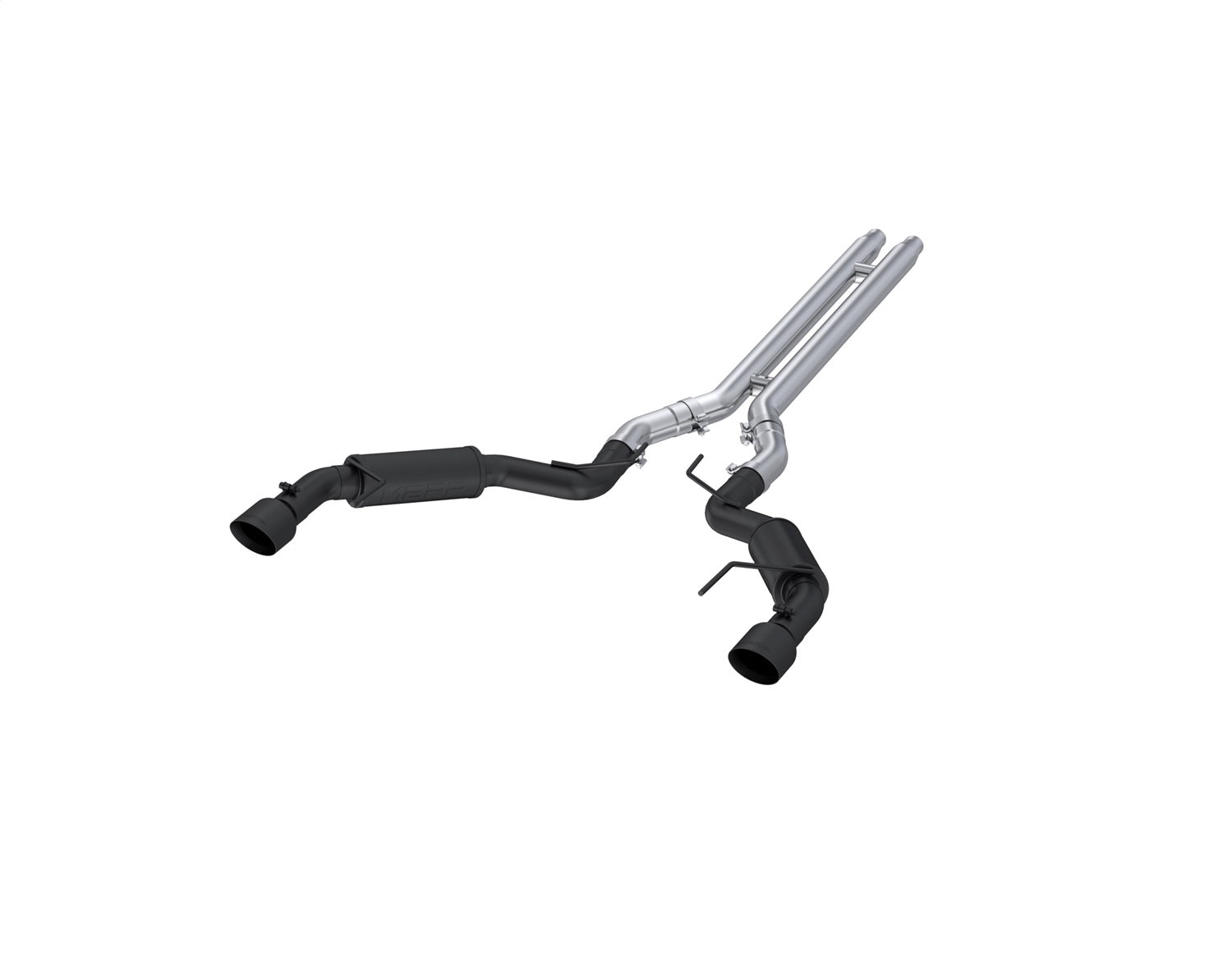 MBRP Exhaust S7278BLK Armor BLK Cat Back Exhaust System MBRP Exhaust S7278BLK