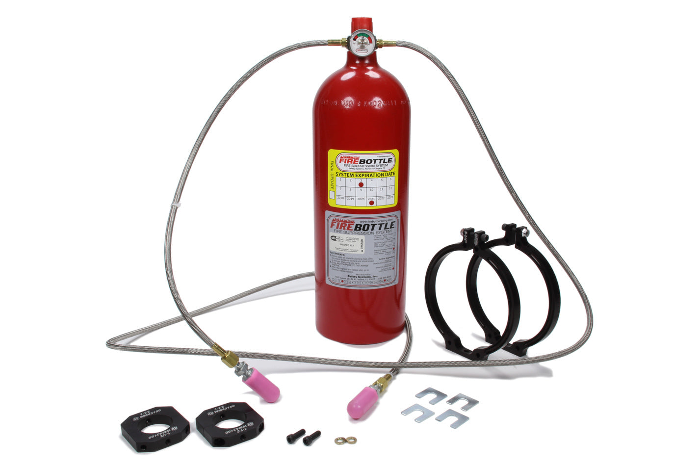 Fire Bottle PFC-1002-N Fire Suppression System 10lb Auto Only 2 Nozzles Fire Bottle PFC-1002-N