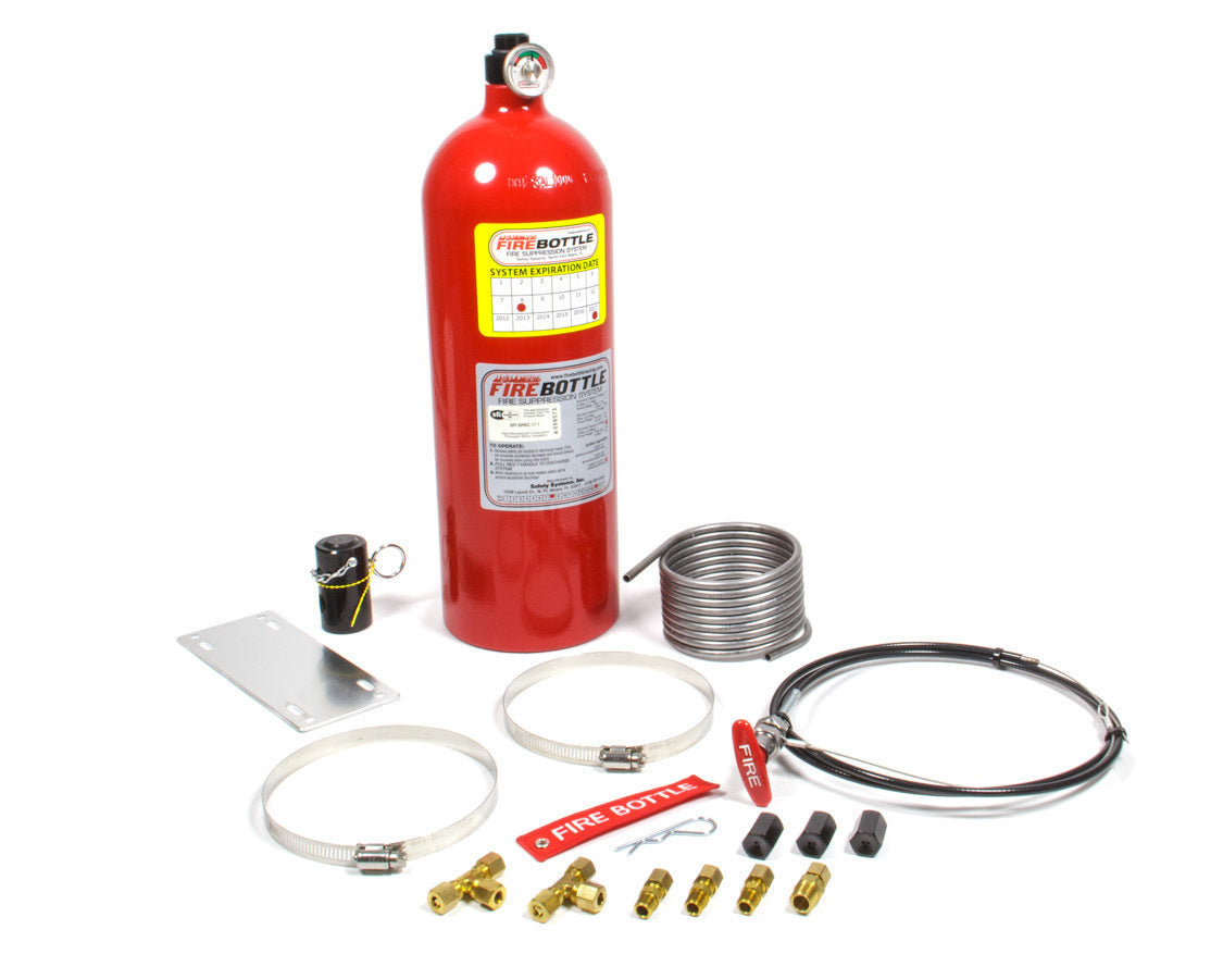 Fire Bottle PRC-1010-N Fire Suppression System 10lb Manual Pull w/Sl Tu Fire Bottle PRC-1010-N