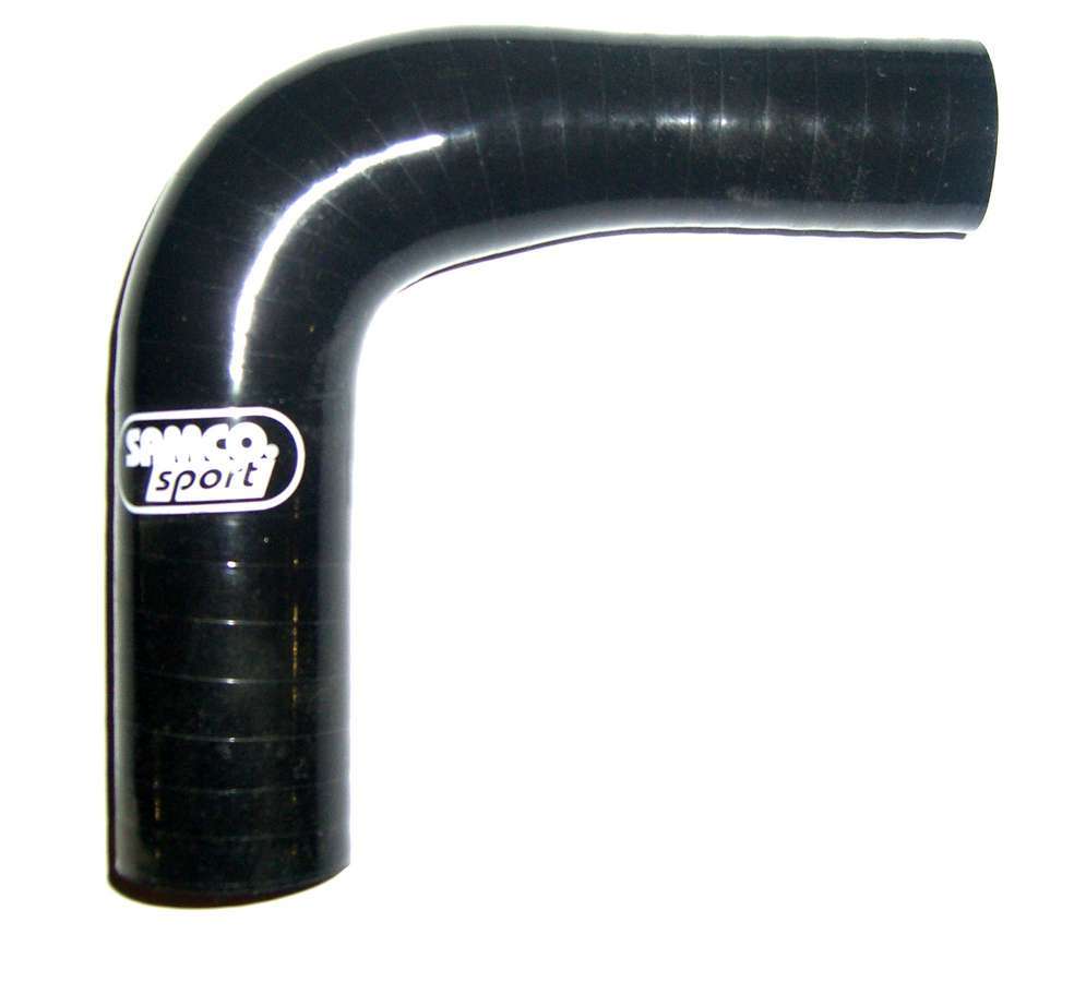 SAMCO SPORT RE90/38-35(BLACK) 1-1/2in to 1-3/8in 90Deg Reducer Elbow Black SAMCO SPORT RE90/38-35(BLACK)
