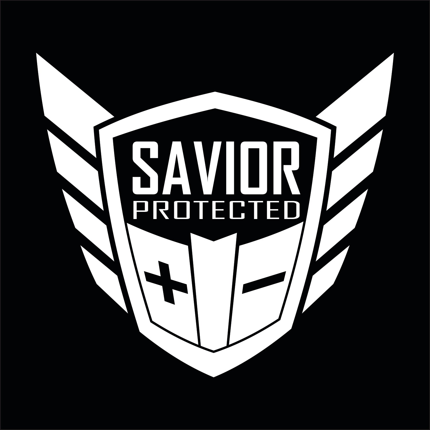 Savior SAVIOR-DECAL-W Savior Window Decal Each White Savior SAVIOR-DECAL-W
