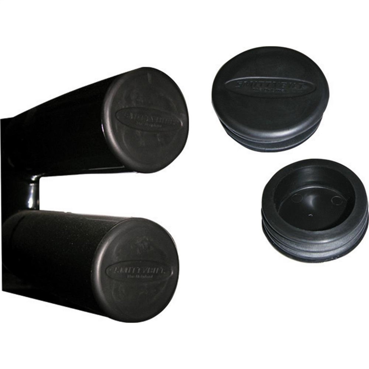 Sure Step Side Bar; Black Powder Coat; 3 in.; No Drill Installation; Smittybilt TN1080-S4B