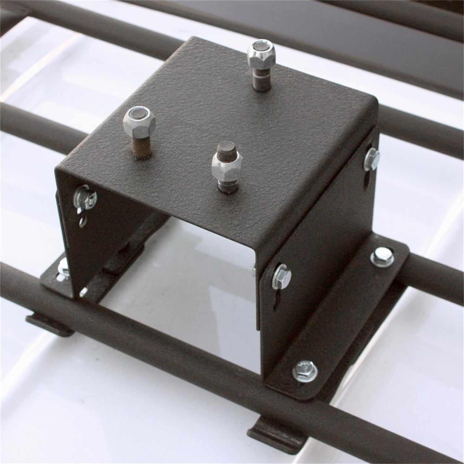 Spare Tire Mount; 6 x 5.5 in.; For Use w/Defender Rack; Smittybilt D8655