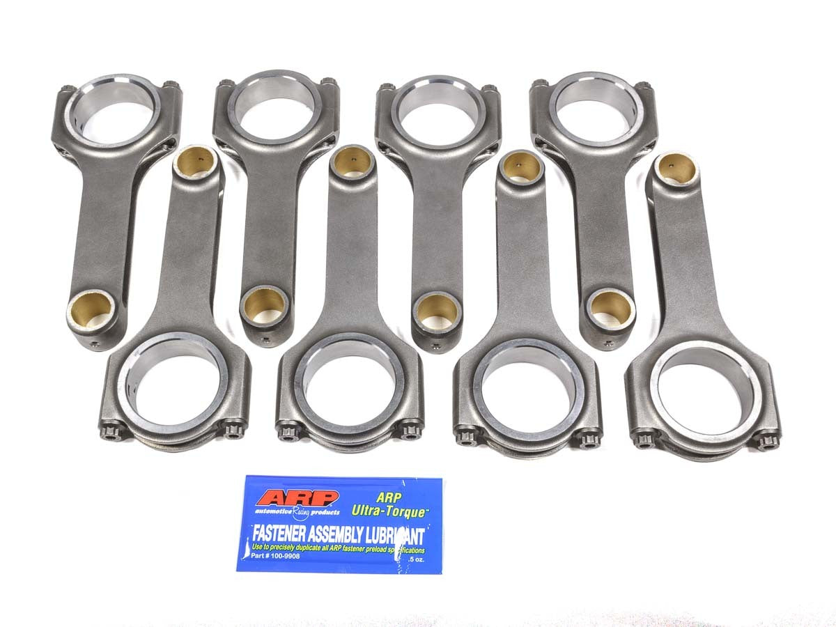 Scat Cranks 2-350-6125-2000 SBC 4340 Forged H-Beam Rods 6.125 Scat Cranks 2-350-6125-2000