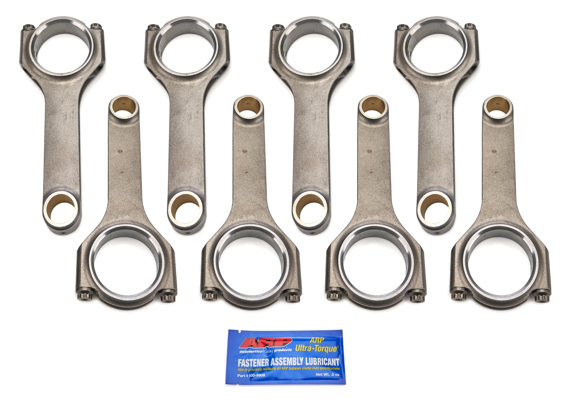Scat Cranks 2-350-6125-2100-SA SBC 4340 Forged H-Beam Rods 6.125 w/ARP2000 Scat Cranks 2-350-6125-2100-SA