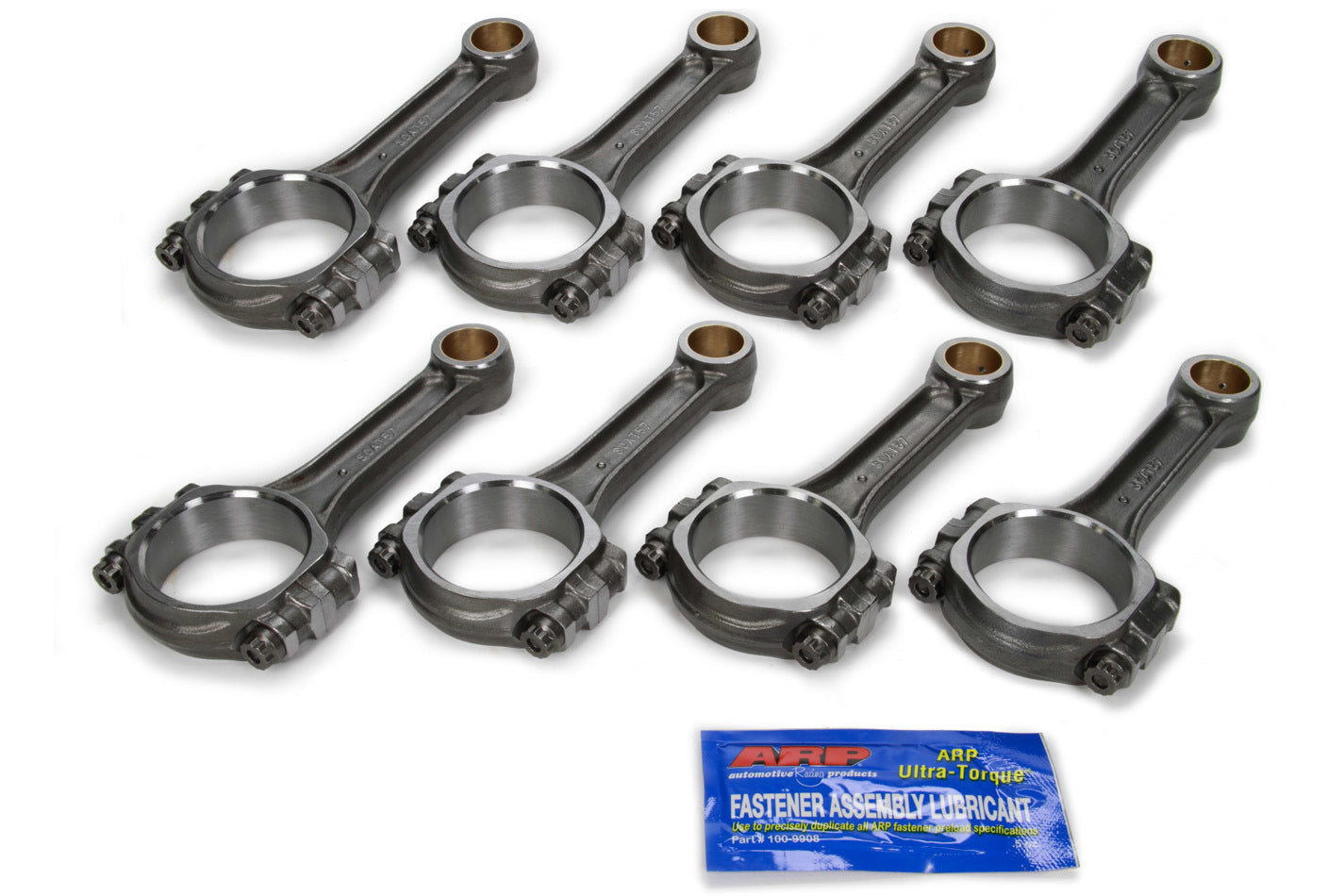 Scat Cranks 2-ICR6000A SBC 4340 Forged I-Beam Rods 6.000 Press Fit Scat Cranks 2-ICR6000A