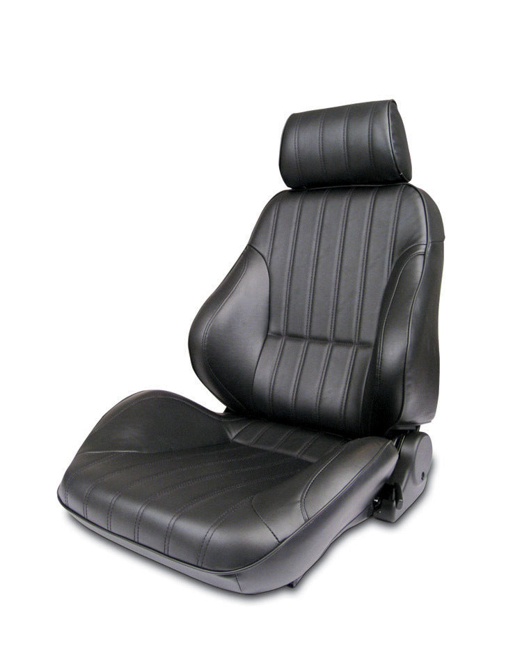 Scat Cranks 80-1000-51L Rally Recliner Seat - LH - Black Vinyl Scat Cranks 80-1000-51L