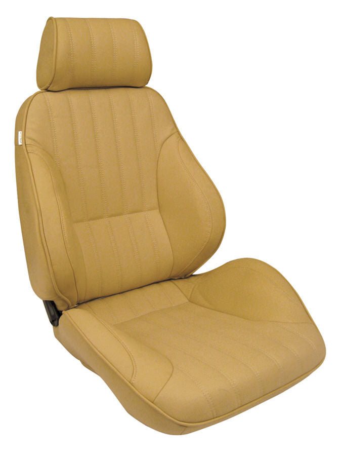 Scat Cranks 80-1000-54R Rally Recliner Seat - RH - Beige Vinyl Scat Cranks 80-1000-54R