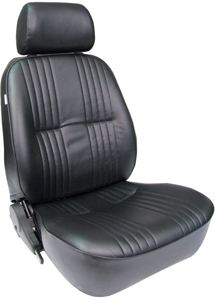Scat Cranks 80-1300-51R PRO90 Recliner Seat w/ Headrest - RH Black Vnyl Scat Cranks 80-1300-51R
