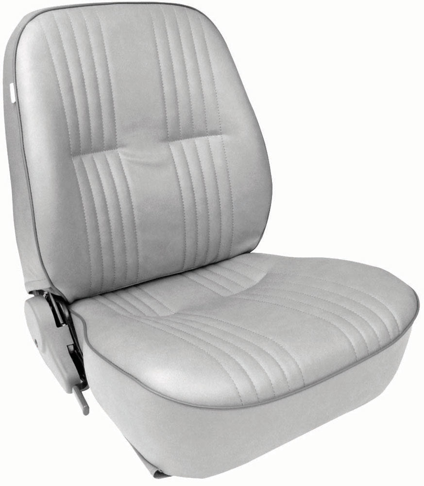 Scat Cranks 80-1400-52R PRO90 Low Back Recliner Seat - RH - Grey Vinyl Scat Cranks 80-1400-52R