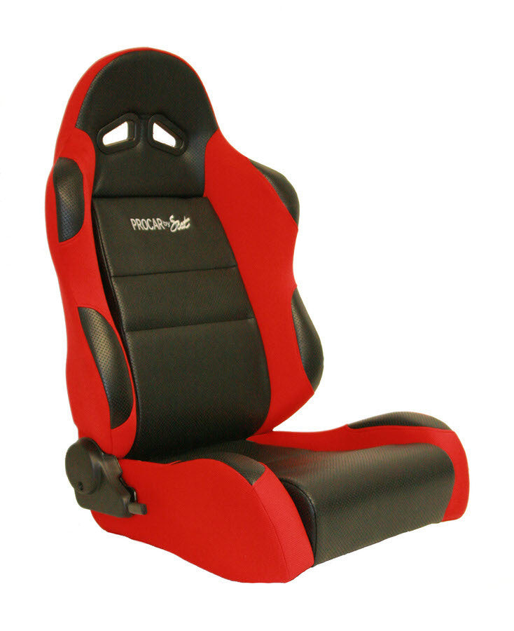 Scat Cranks 80-1605-64R Sportsman Racing Seat - Right - Red Vinyl/Velour Scat Cranks 80-1605-64R
