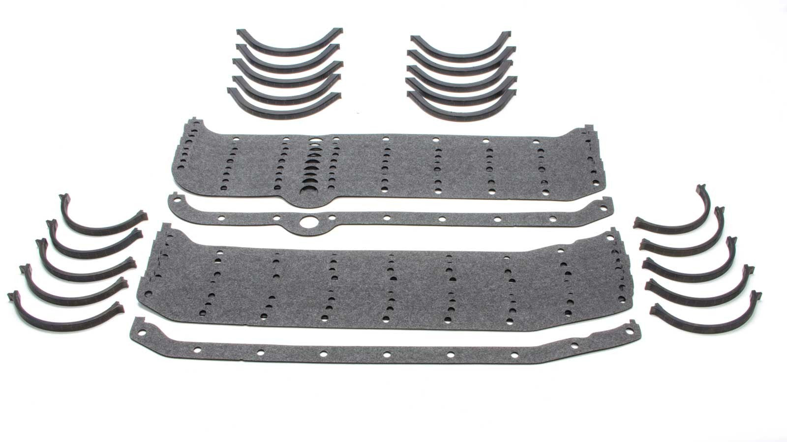 SCE Gaskets 11092-10 SBC Oil Pan Gaskets - RH D/S Dyno Pak (10) SCE Gaskets 11092-10