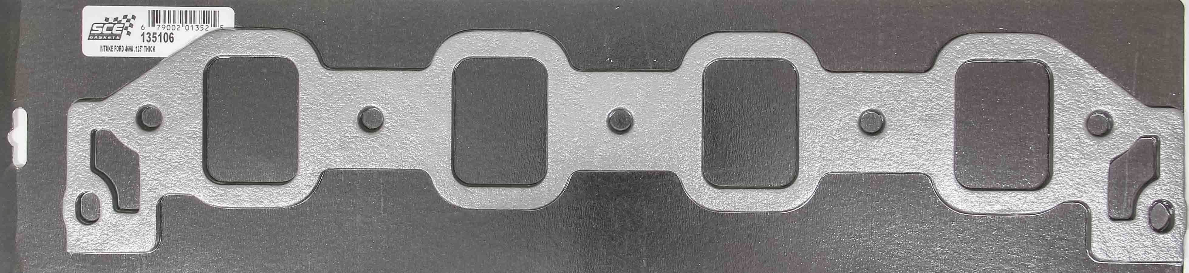 SCE Gaskets 135106 BBF Intake Gasket Set - A460 1/8 SCE Gaskets 135106