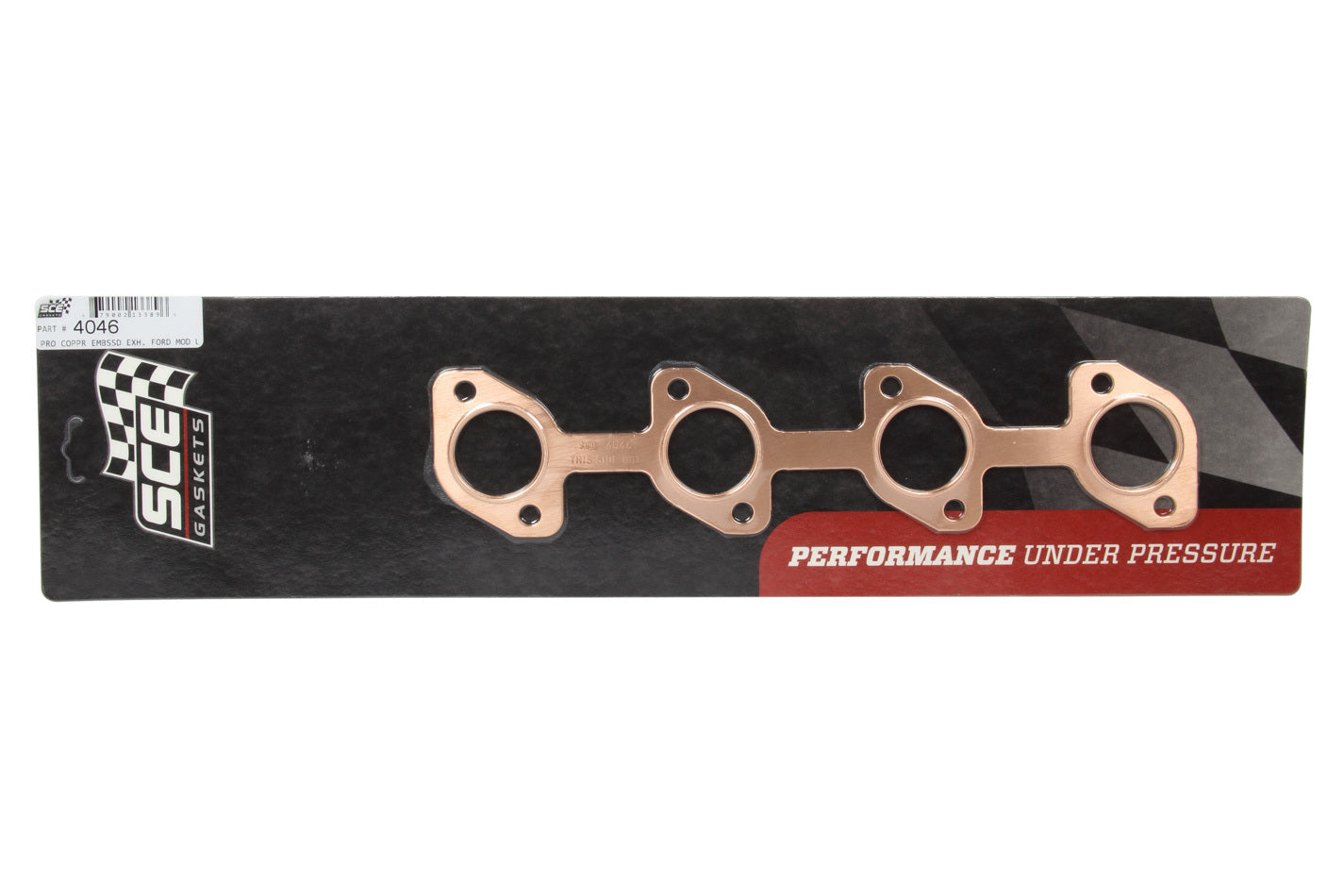 SCE Gaskets 4046 Copper Exhaust Gaskets - Ford Modular 4.6L SCE Gaskets 4046