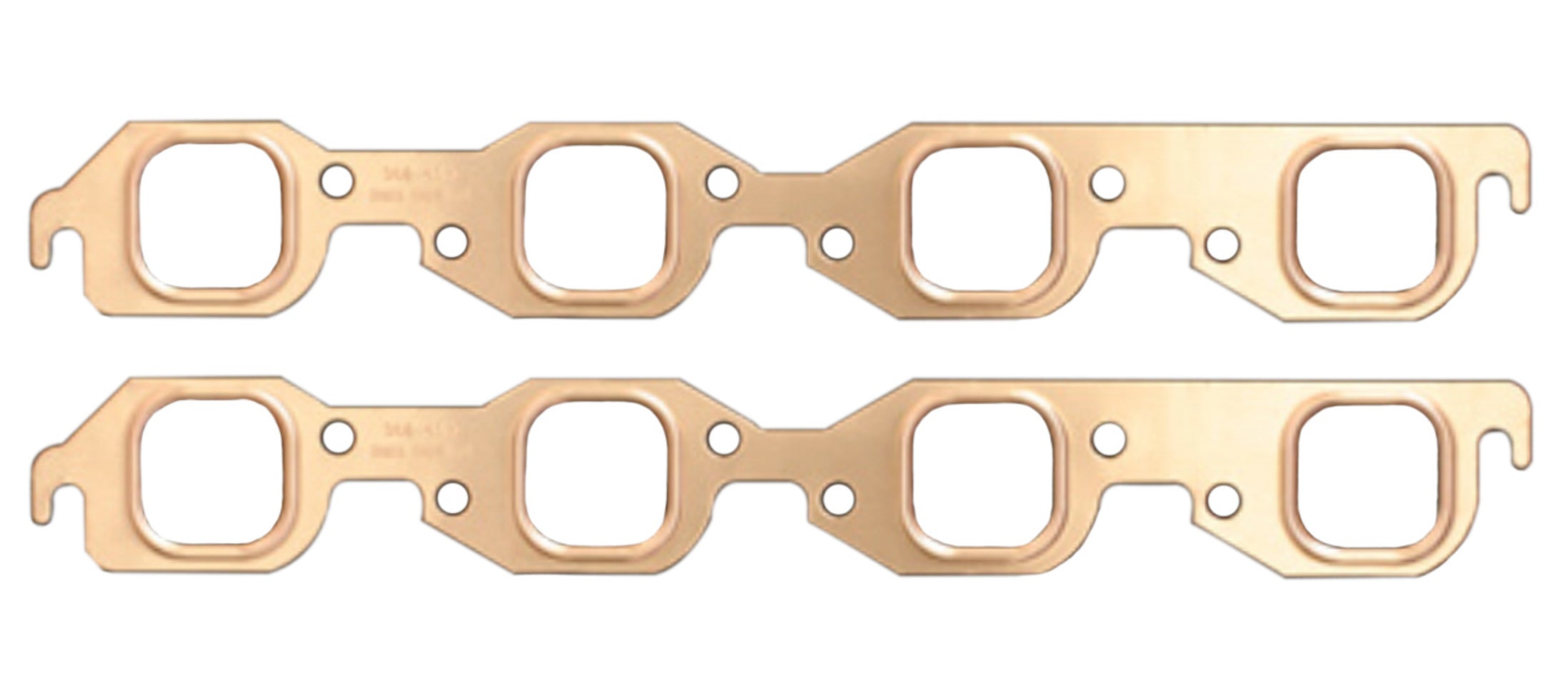 SCE Gaskets 4113 1.875 x 1.800 BBC Copper Embossed Exhaust Gasket SCE Gaskets 4113