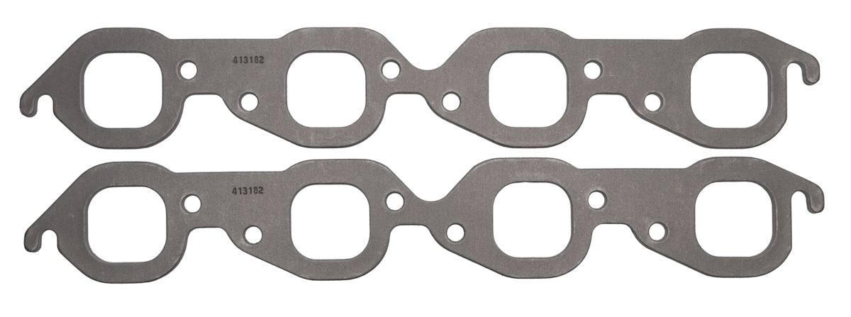 SCE Gaskets 413182 BBC Exhaust Gasket Set Small Square Port SCE Gaskets 413182