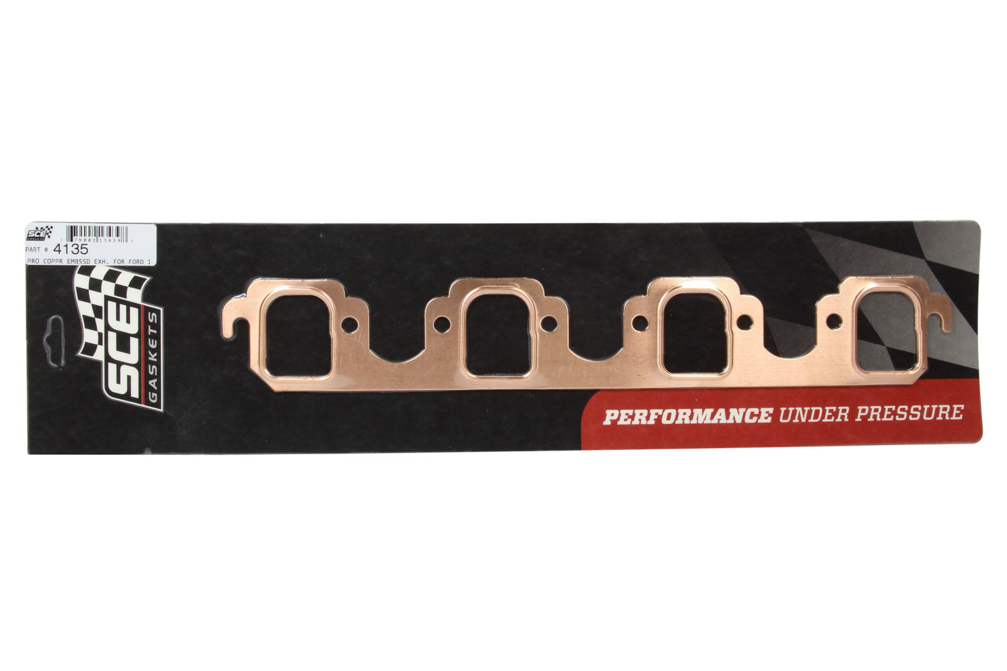 SCE Gaskets 4135 Ford 460 Copper Exhaust Gaskets SCE Gaskets 4135