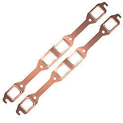 SCE Gaskets 4164 1.650 x 1.200 BB Mopar Copper Embossed Exh Gskt SCE Gaskets 4164