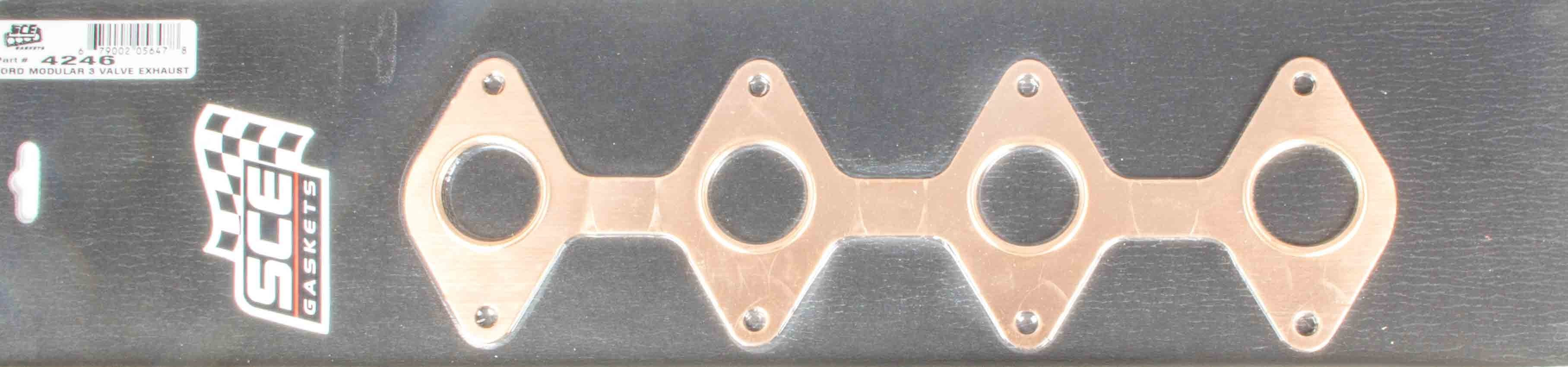 SCE Gaskets 4246 Pro-Copper Exhaust Gskt - Ford 4.6L 3V SCE Gaskets 4246