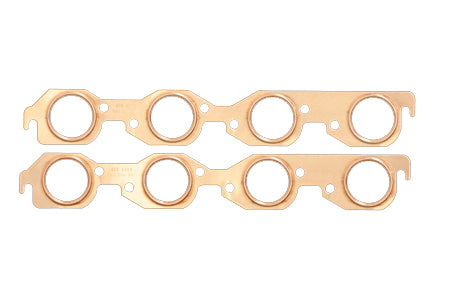 SCE Gaskets 4313 BBC Copper Exhaust Gskts 2.00 Round Port SCE Gaskets 4313