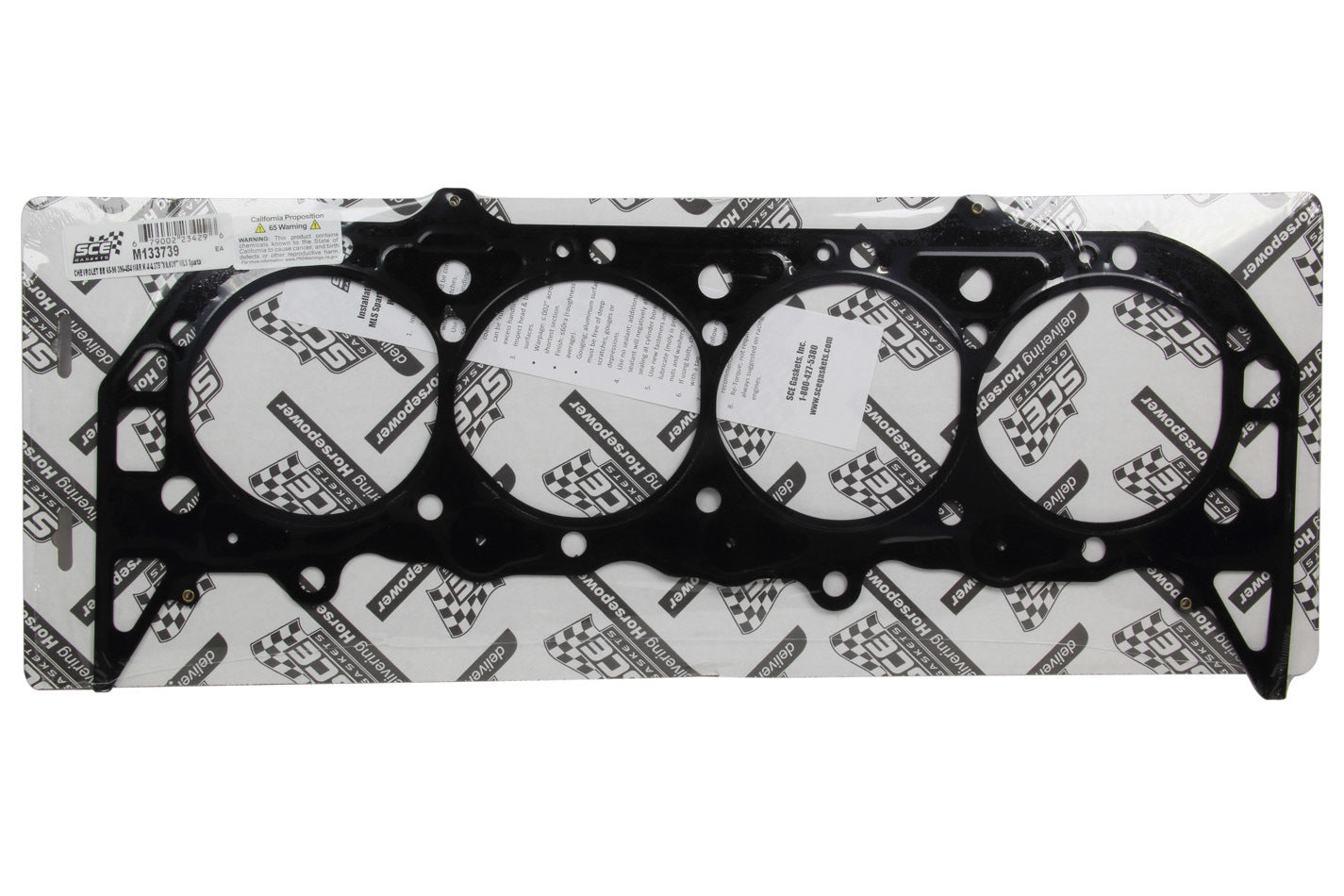 SCE Gaskets M133739 Spartan MLS Head Gasket BBC Gen IV 4.375 x .039 SCE Gaskets M133739