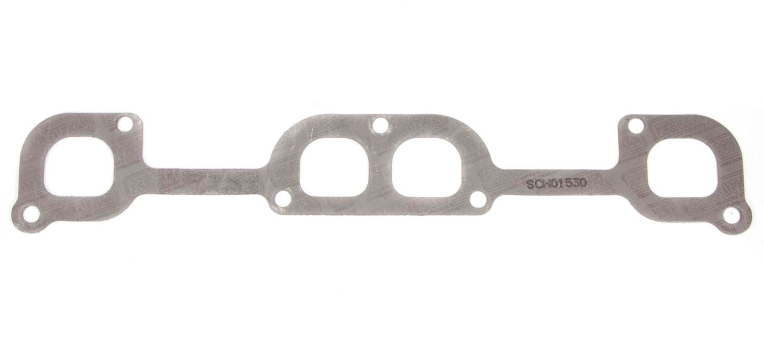 Schoenfeld Headers 01530 SBC Exhaust Gasket 18 Degree & ASCS Head Schoenfeld Headers 01530